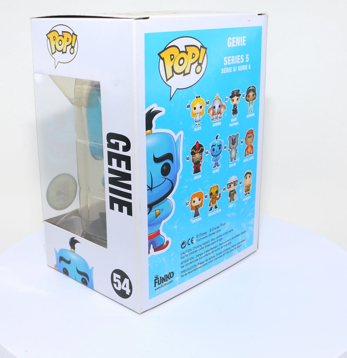 
                  
                    Genie from Disney's Aladdin 2013 San Diego Comic Con Exclusive Limited to 480 Pieces Metallic Funko POP! #54 - Grail
                  
                