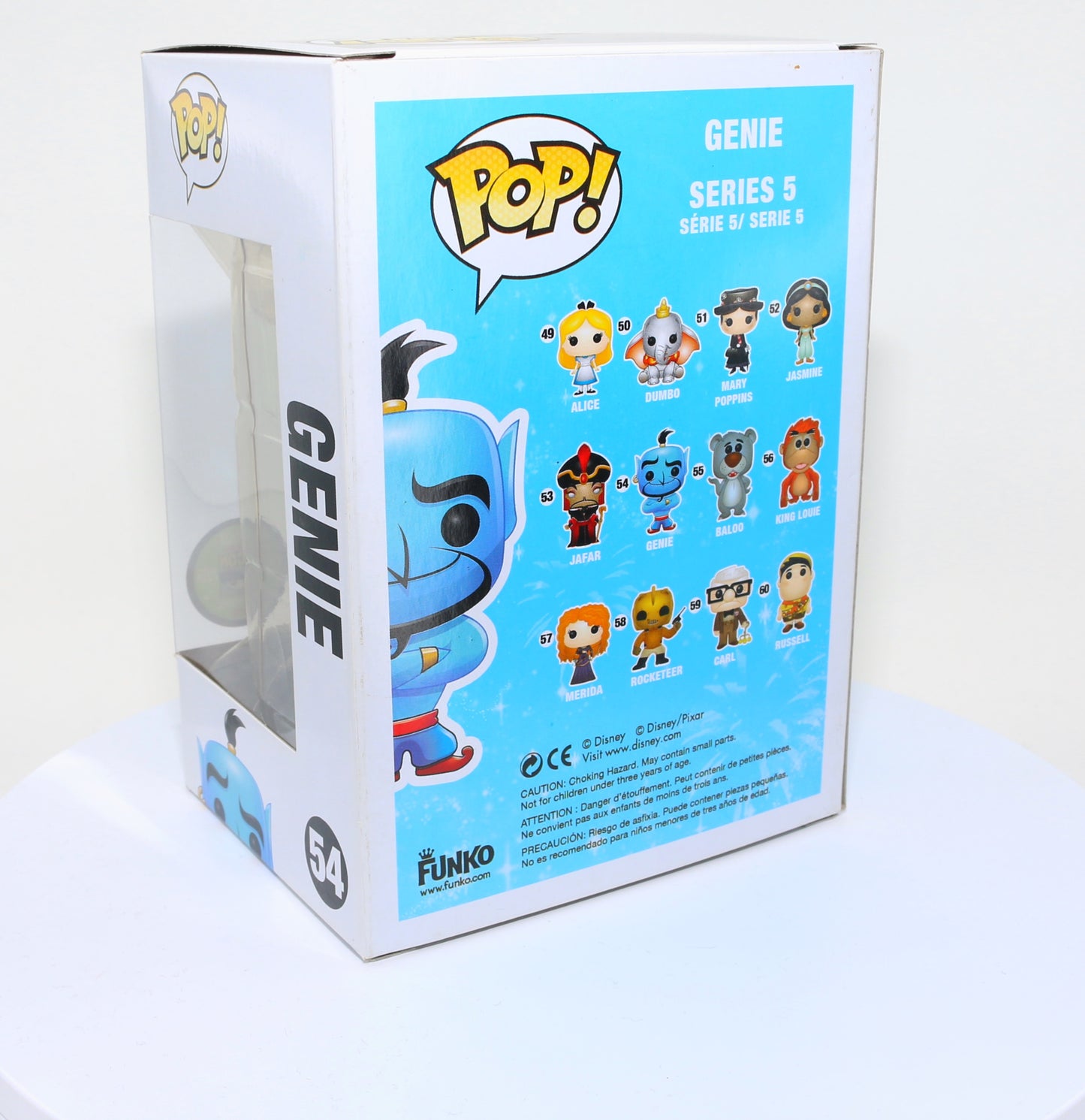 
                  
                    Genie from Disney's Aladdin 2013 San Diego Comic Con Exclusive Limited to 480 Pieces Metallic Funko POP! #54 - Grail
                  
                