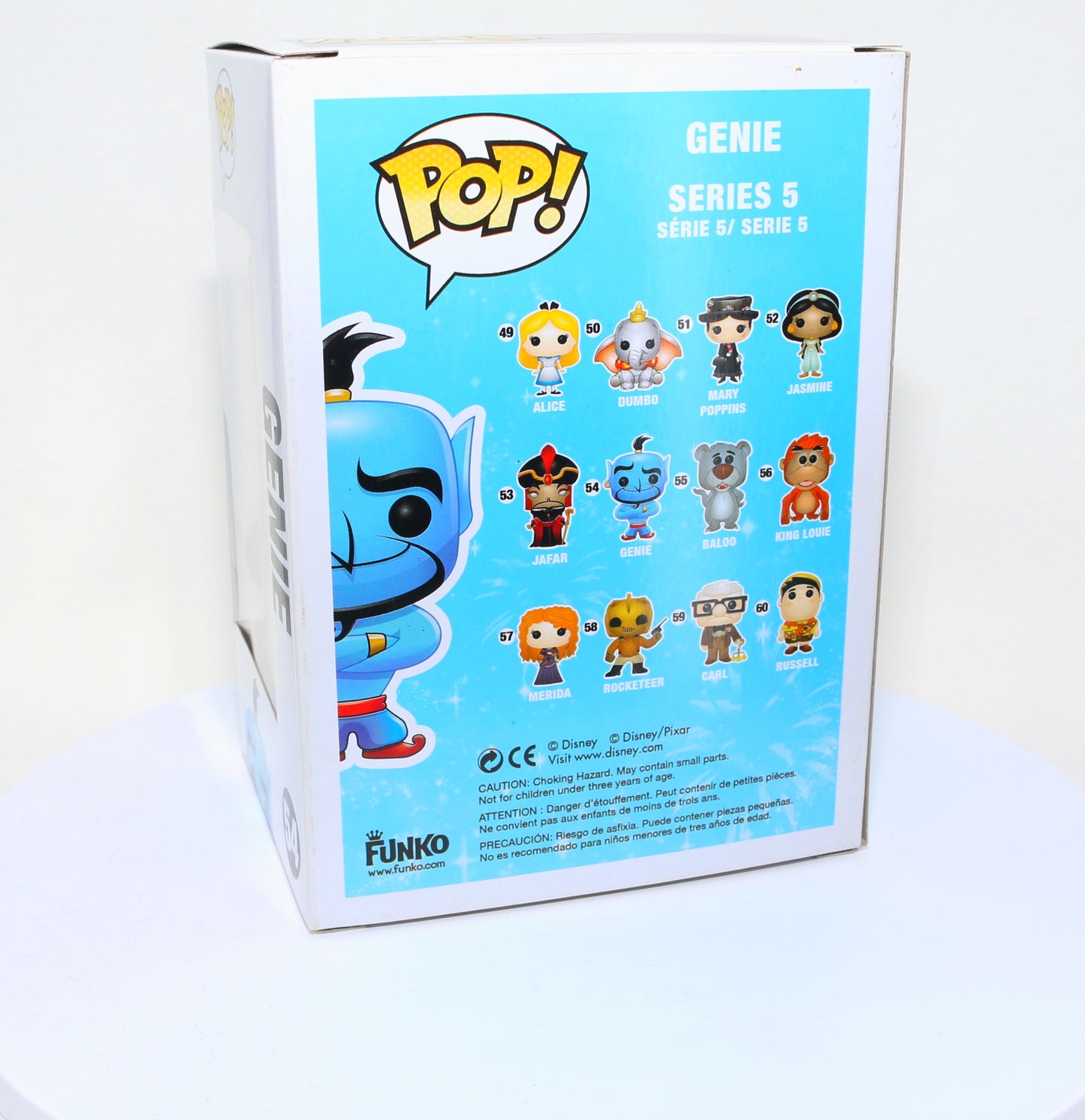 
                  
                    Genie from Disney's Aladdin 2013 San Diego Comic Con Exclusive Limited to 480 Pieces Metallic Funko POP! #54 - Grail
                  
                