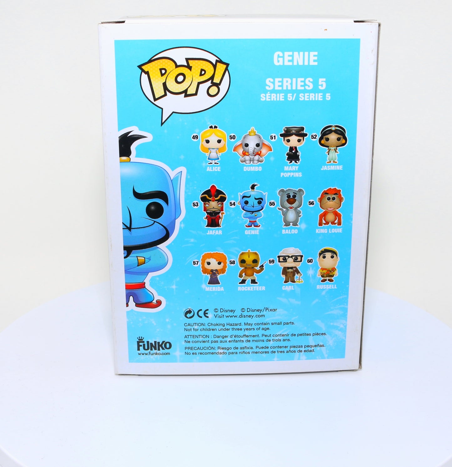 
                  
                    Genie from Disney's Aladdin 2013 San Diego Comic Con Exclusive Limited to 480 Pieces Metallic Funko POP! #54 - Grail
                  
                