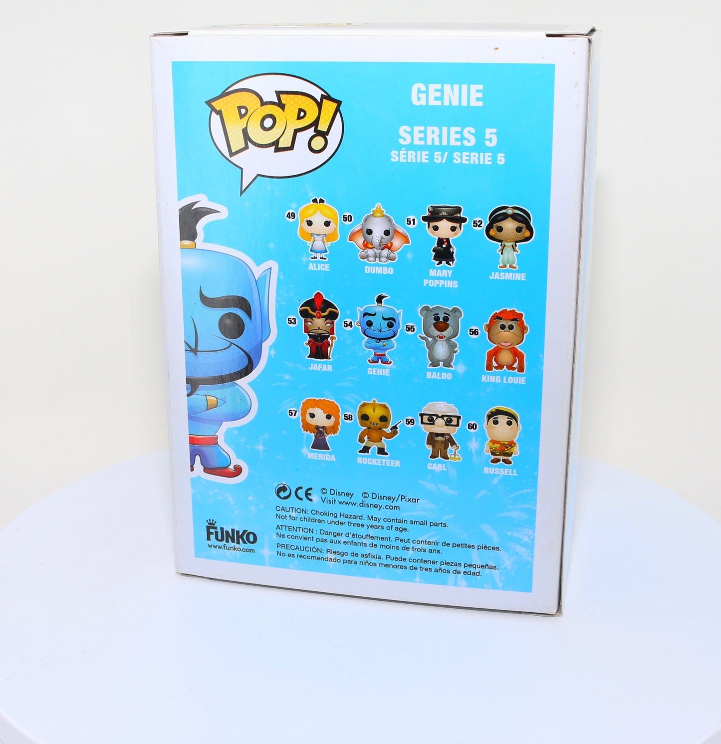 
                  
                    Genie from Disney's Aladdin 2013 San Diego Comic Con Exclusive Limited to 480 Pieces Metallic Funko POP! #54 - Grail
                  
                