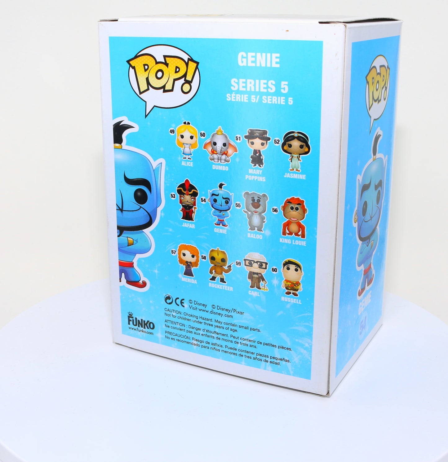 
                  
                    Genie from Disney's Aladdin 2013 San Diego Comic Con Exclusive Limited to 480 Pieces Metallic Funko POP! #54 - Grail
                  
                