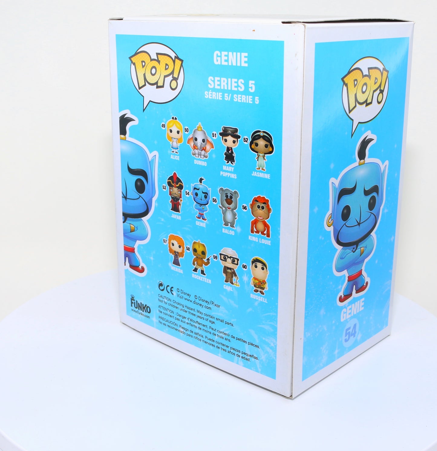 
                  
                    Genie from Disney's Aladdin 2013 San Diego Comic Con Exclusive Limited to 480 Pieces Metallic Funko POP! #54 - Grail
                  
                