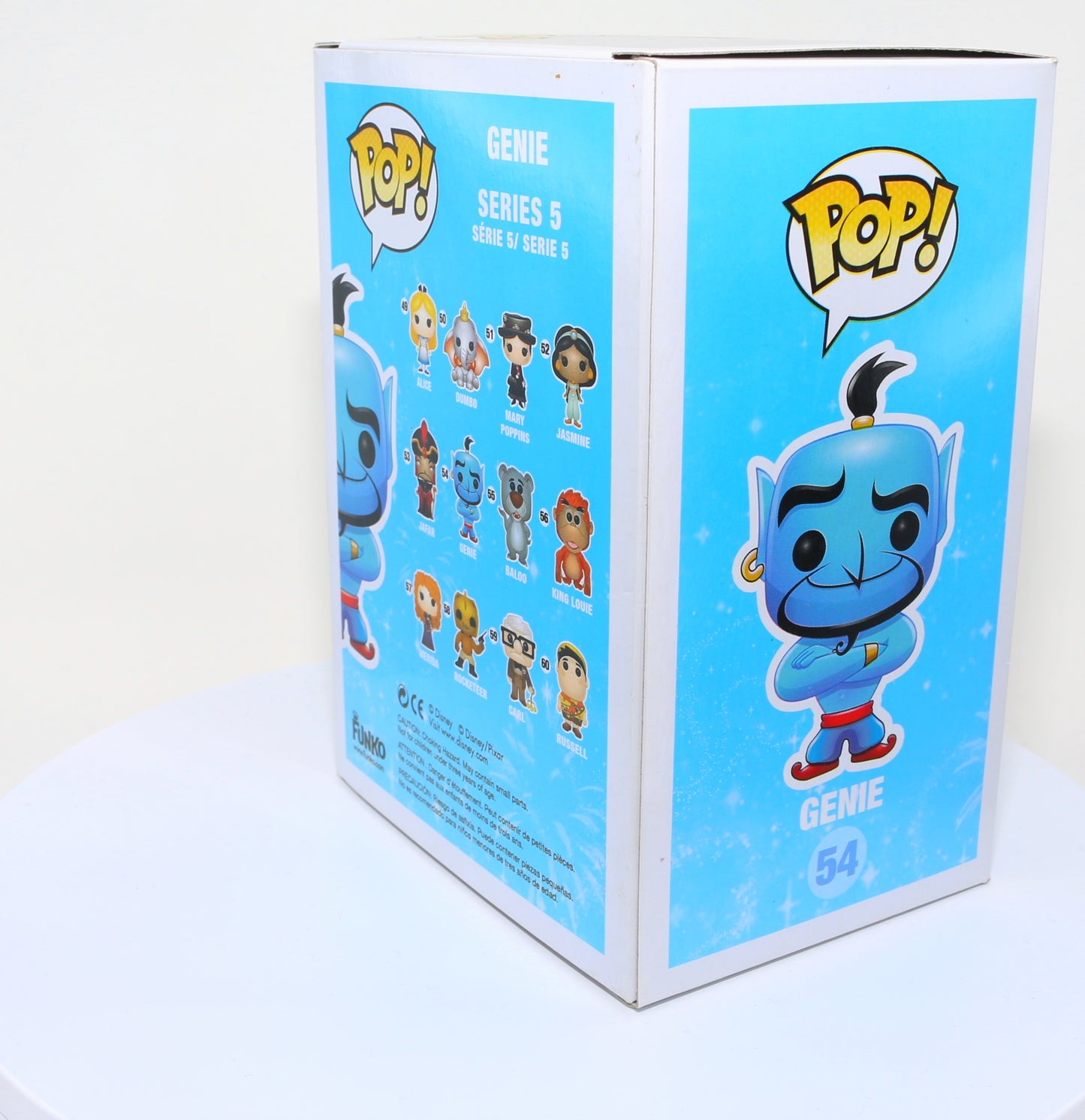 
                  
                    Genie from Disney's Aladdin 2013 San Diego Comic Con Exclusive Limited to 480 Pieces Metallic Funko POP! #54 - Grail
                  
                