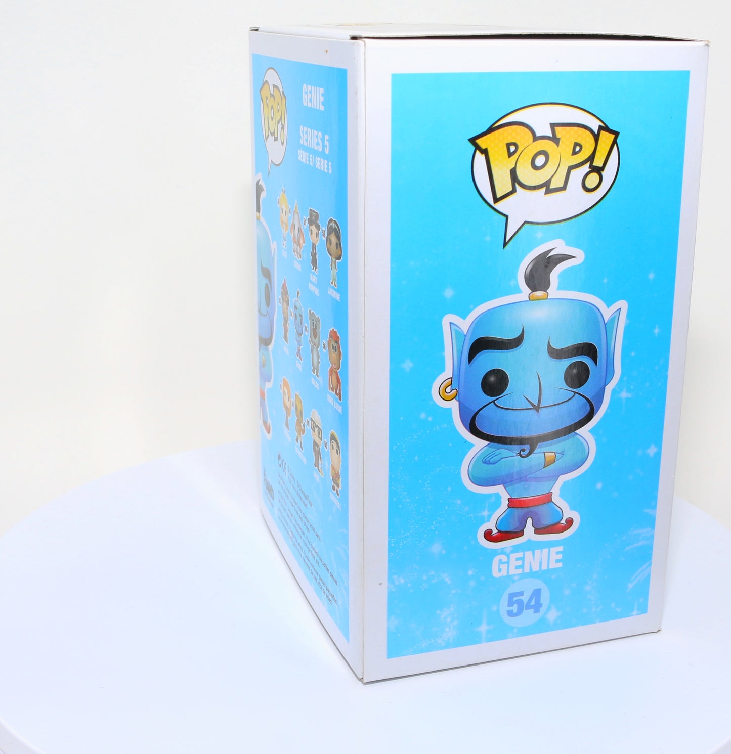 
                  
                    Genie from Disney's Aladdin 2013 San Diego Comic Con Exclusive Limited to 480 Pieces Metallic Funko POP! #54 - Grail
                  
                