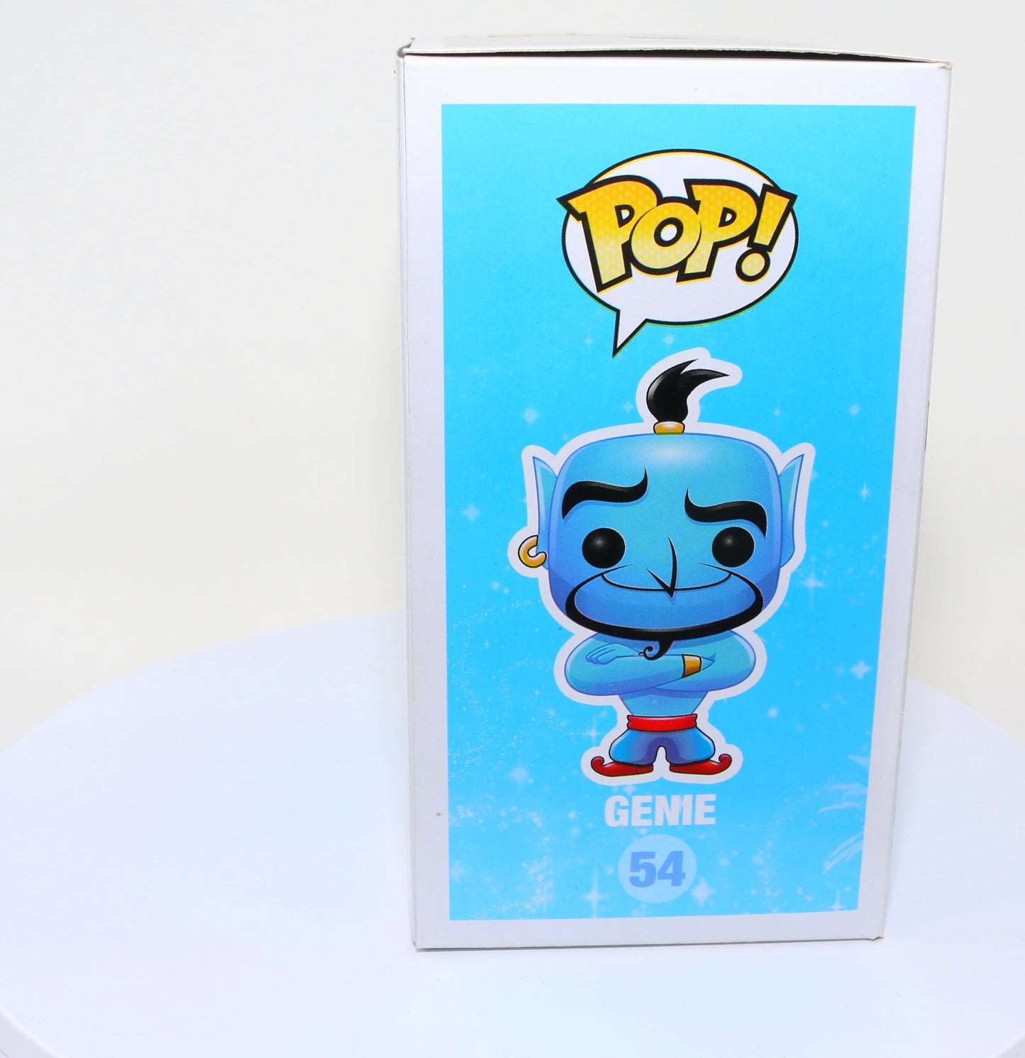 
                  
                    Genie from Disney's Aladdin 2013 San Diego Comic Con Exclusive Limited to 480 Pieces Metallic Funko POP! #54 - Grail
                  
                