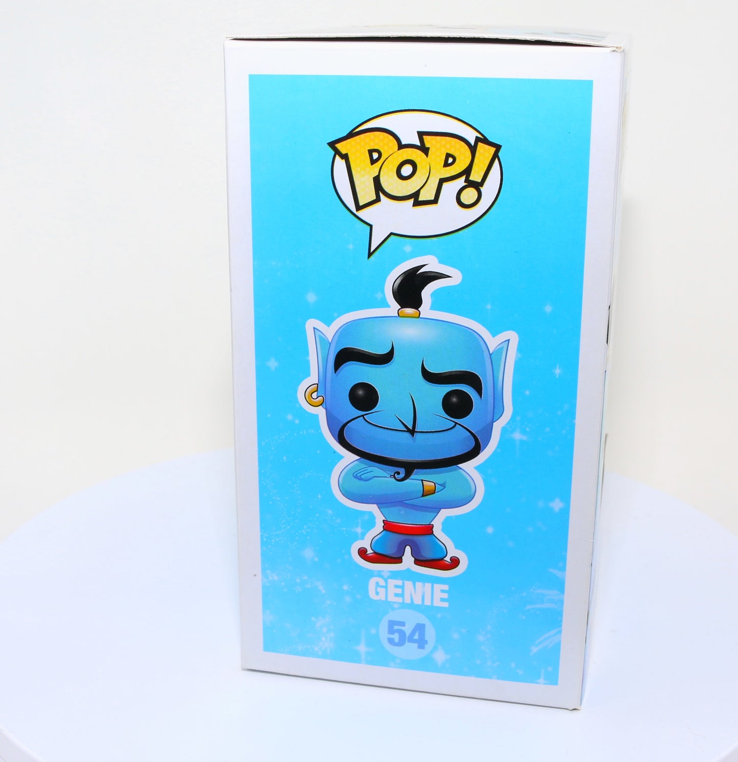 
                  
                    Genie from Disney's Aladdin 2013 San Diego Comic Con Exclusive Limited to 480 Pieces Metallic Funko POP! #54 - Grail
                  
                