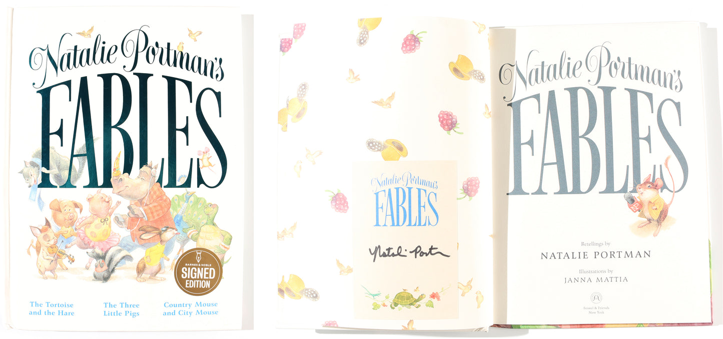 
                  
                    Natalie Portman's Fables Hardcover Children's Picture Book Signed by Natalie Portman
                  
                