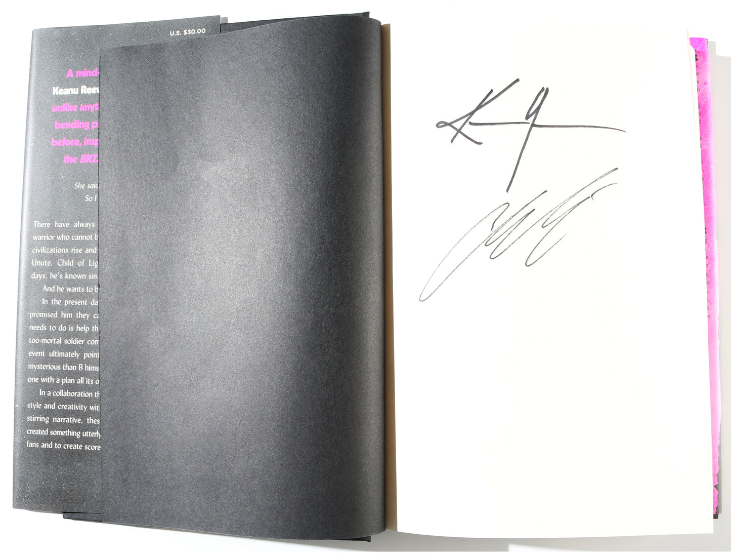 
                  
                    Keanu Reeves & China Miéville's The Book of Elsewhere Hardcover Book Signed by Keanu Reeves & China Miéville
                  
                