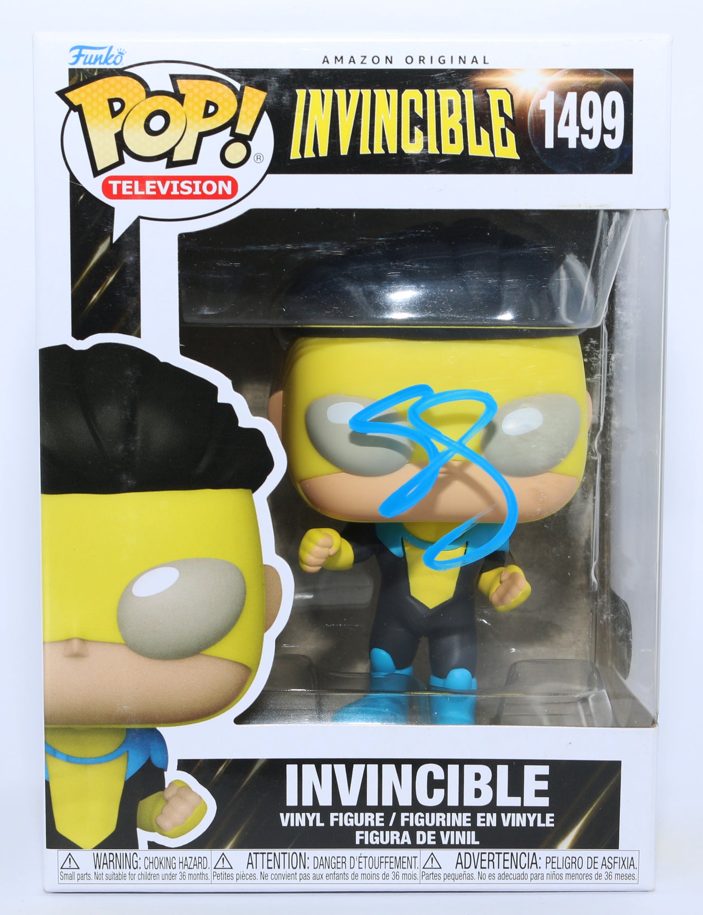 
                  
                    Steven Yeun as Invincible in Invincible (SWAU) Signed Funko POP! #1499
                  
                