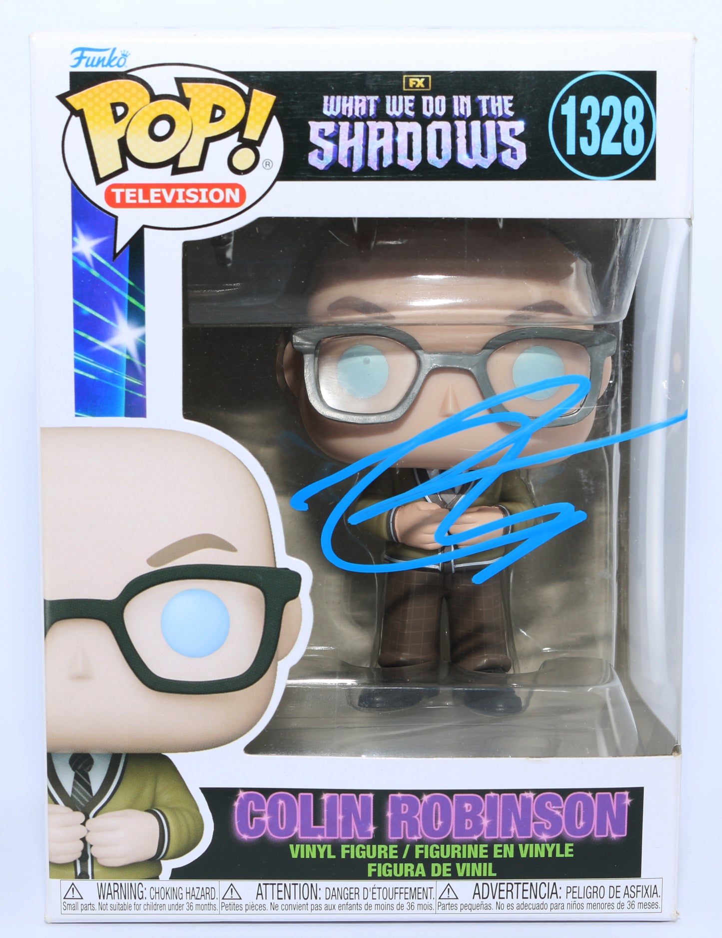 
                  
                    Mark Proksch as Colin Robinson in What We Do in the Shadows Signed Funko POP! #1328
                  
                