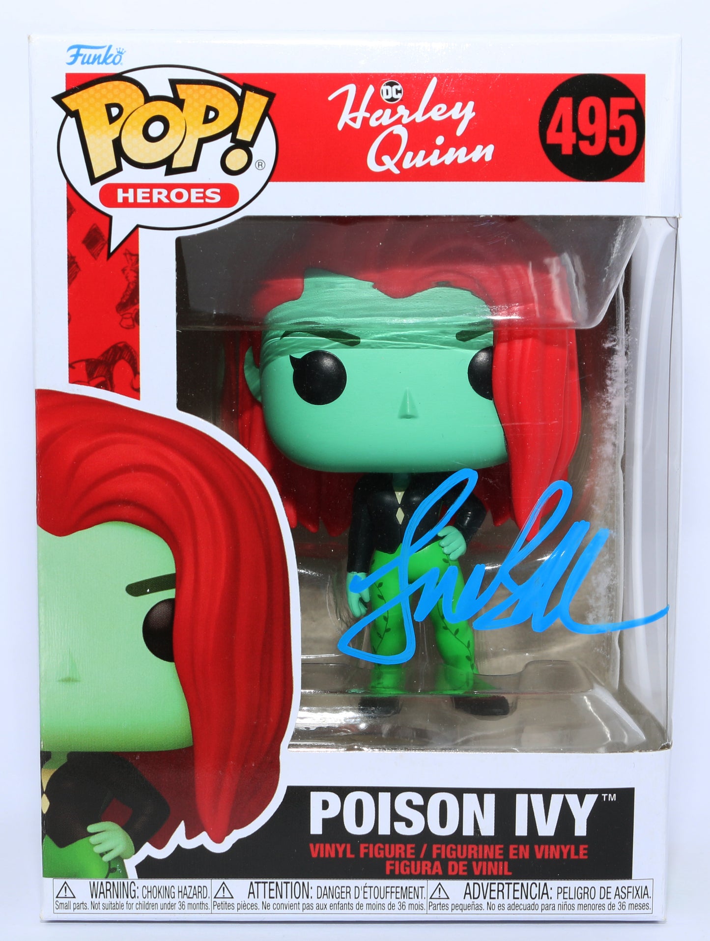 
                  
                    Lake Bell as Poison Ivy in DC's Harley Quinn Signed Funko POP! #495
                  
                