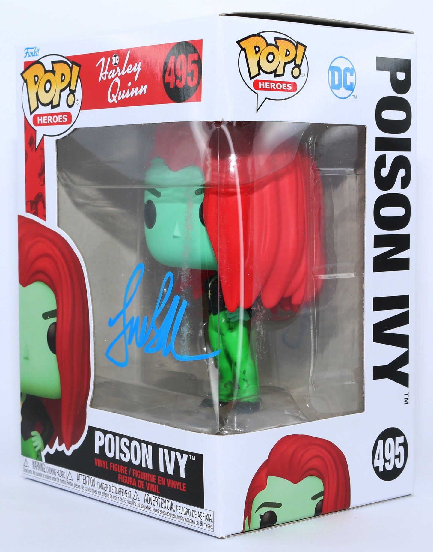 
                  
                    Lake Bell as Poison Ivy in DC's Harley Quinn Signed Funko POP! #495
                  
                