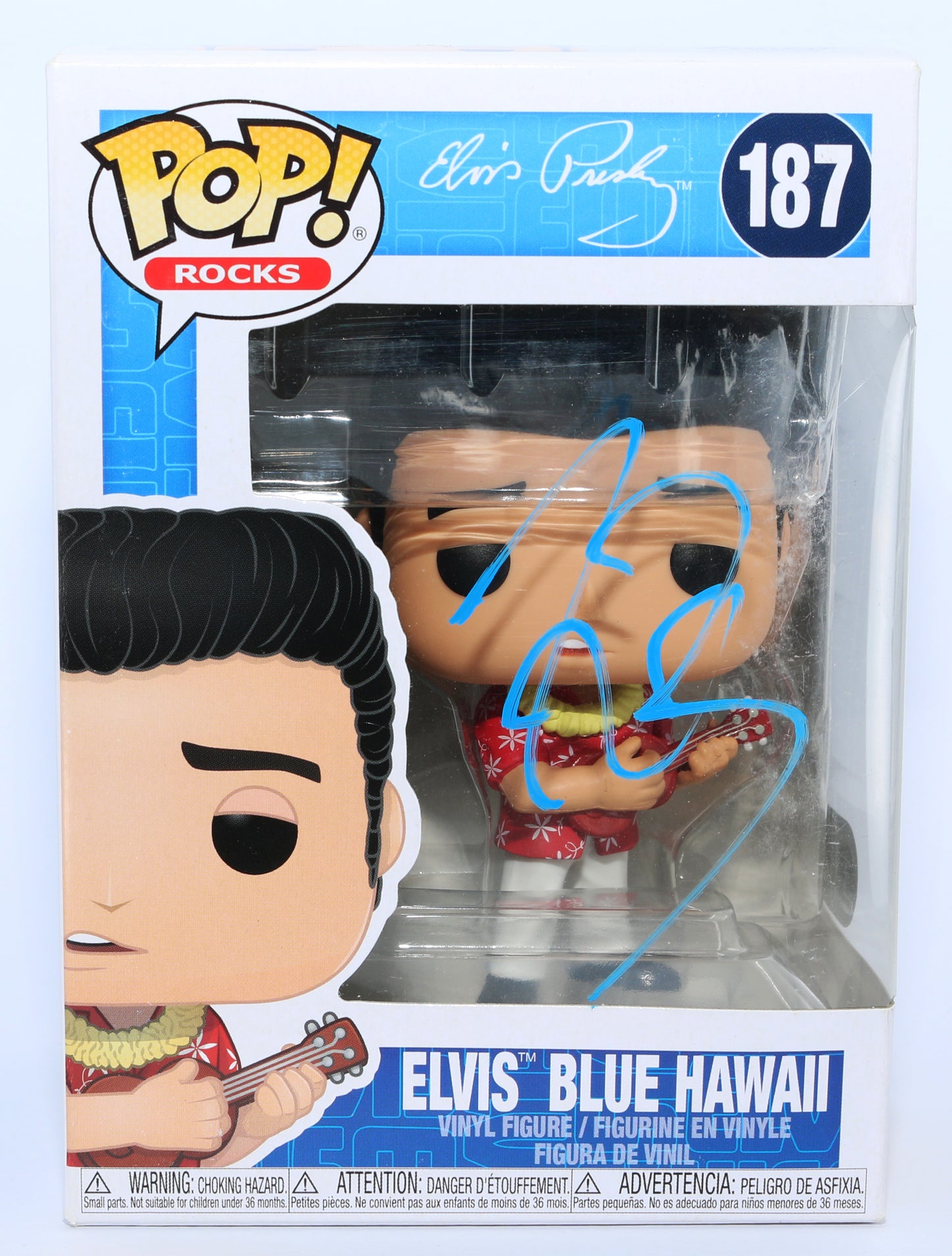 
                  
                    Austin Butler as Elvis Presley in Baz Luhrmann's Elvis (SWAU) Signed Funko POP! #187
                  
                