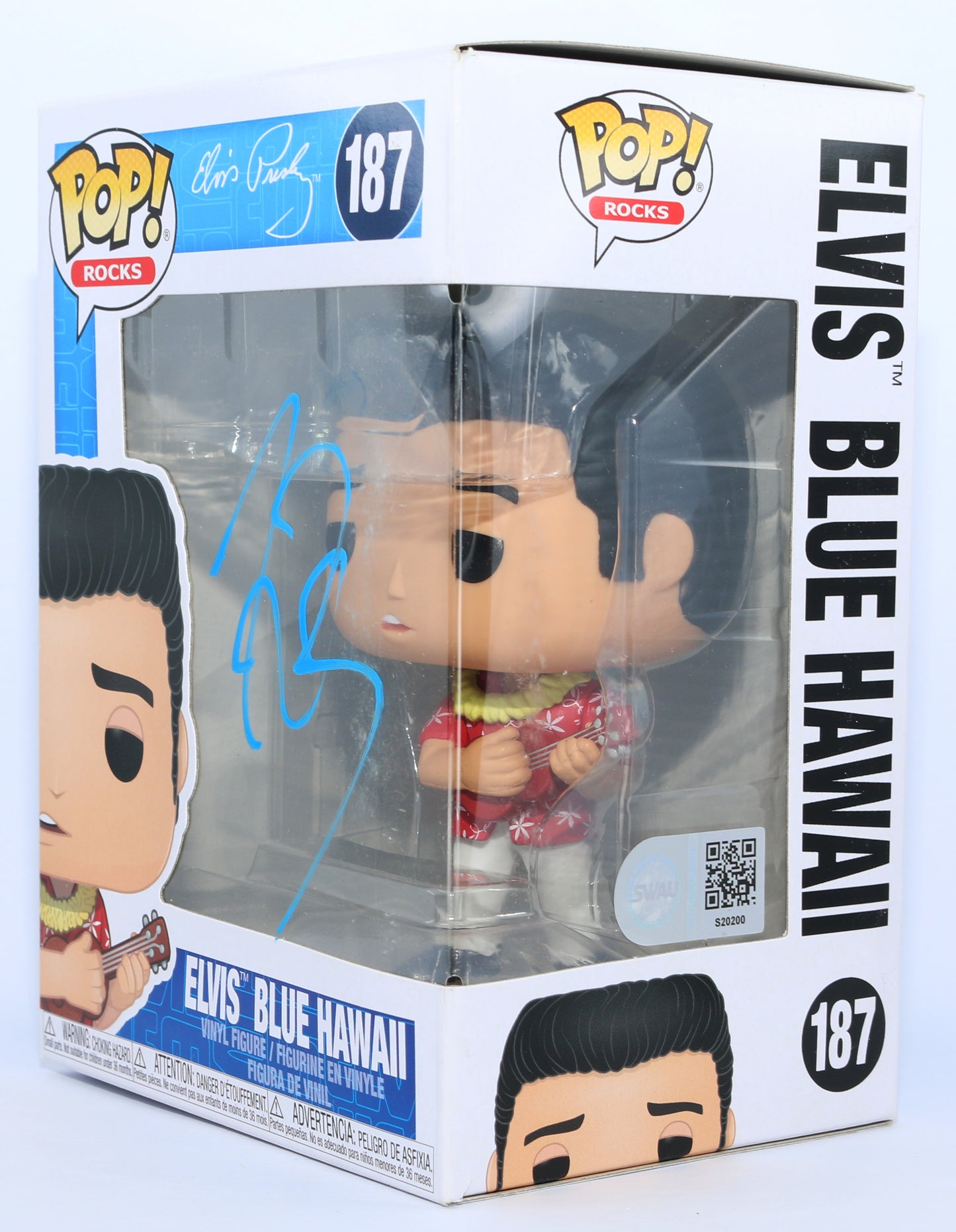 
                  
                    Austin Butler as Elvis Presley in Baz Luhrmann's Elvis (SWAU) Signed Funko POP! #187
                  
                