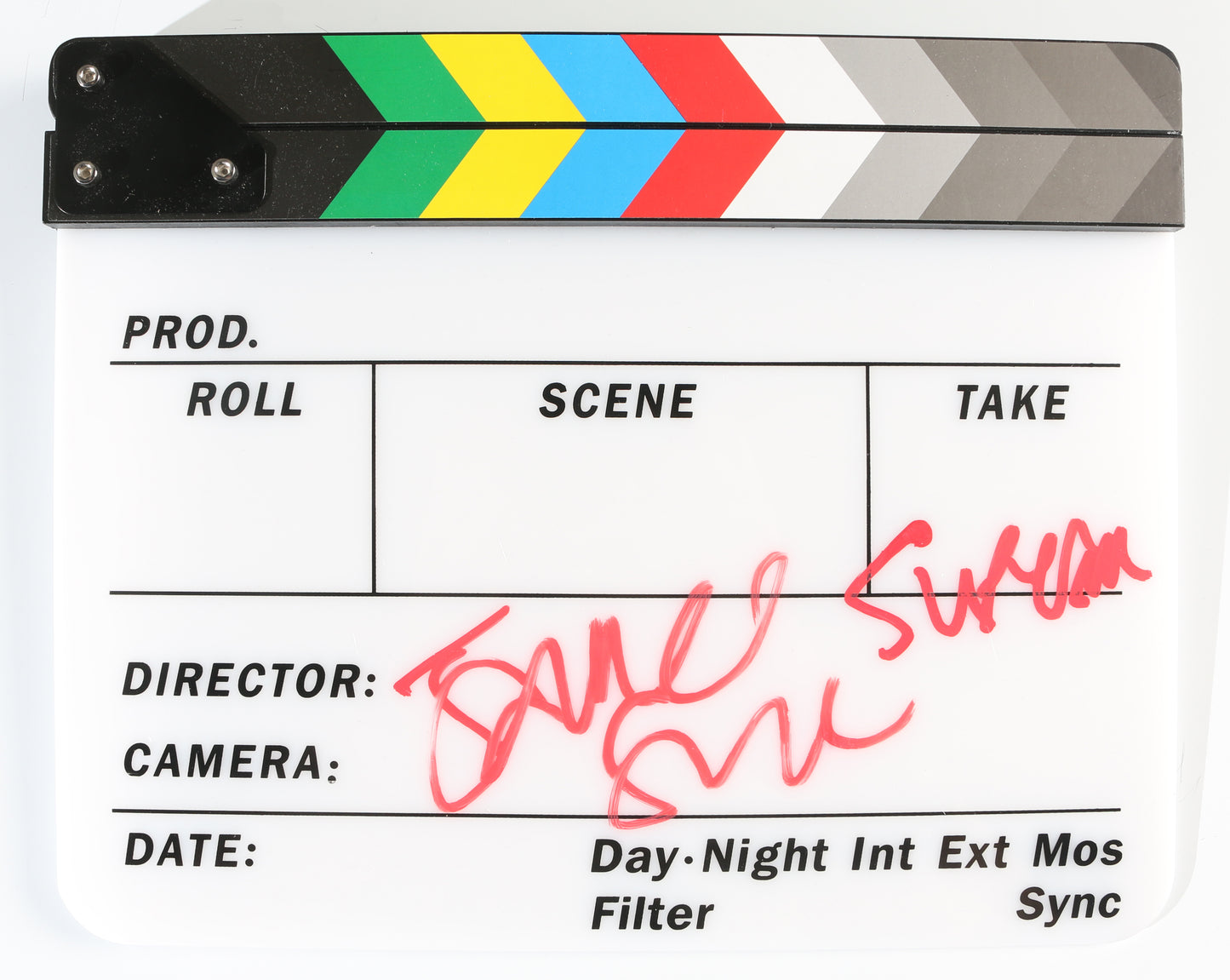 
                  
                    Superman Prop Replica Hollywood Clapperboard (SWAU) Signed by Director: James Gunn with Movie Name
                  
                