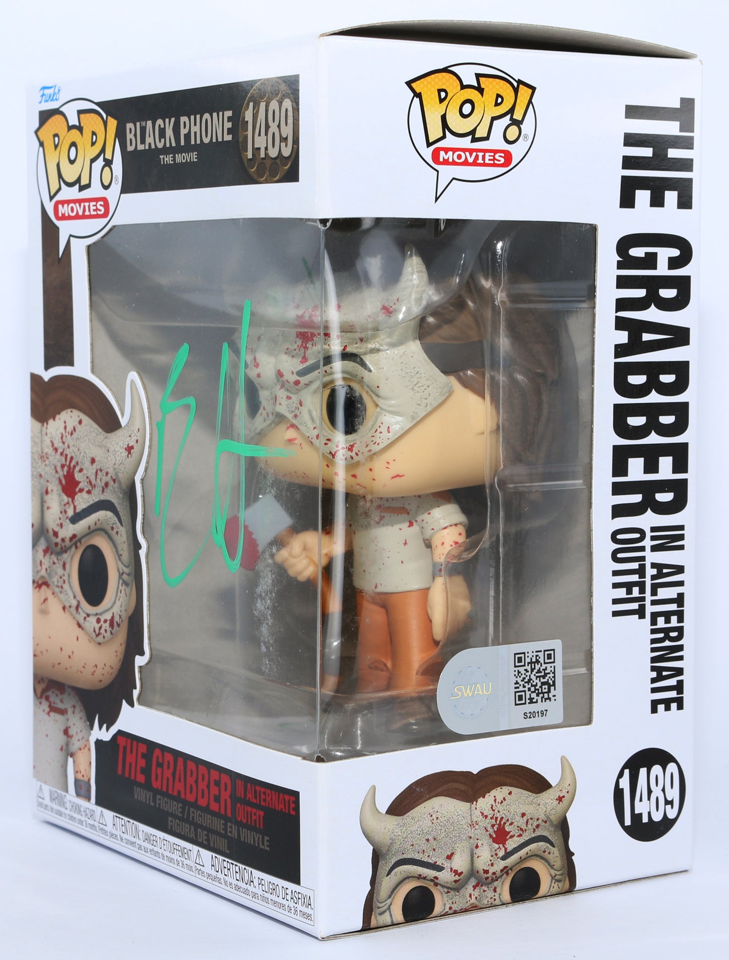 
                  
                    Ethan Hawke as The Grabber in Black Phone (SWAU) Signed Funko POP! #1489
                  
                
