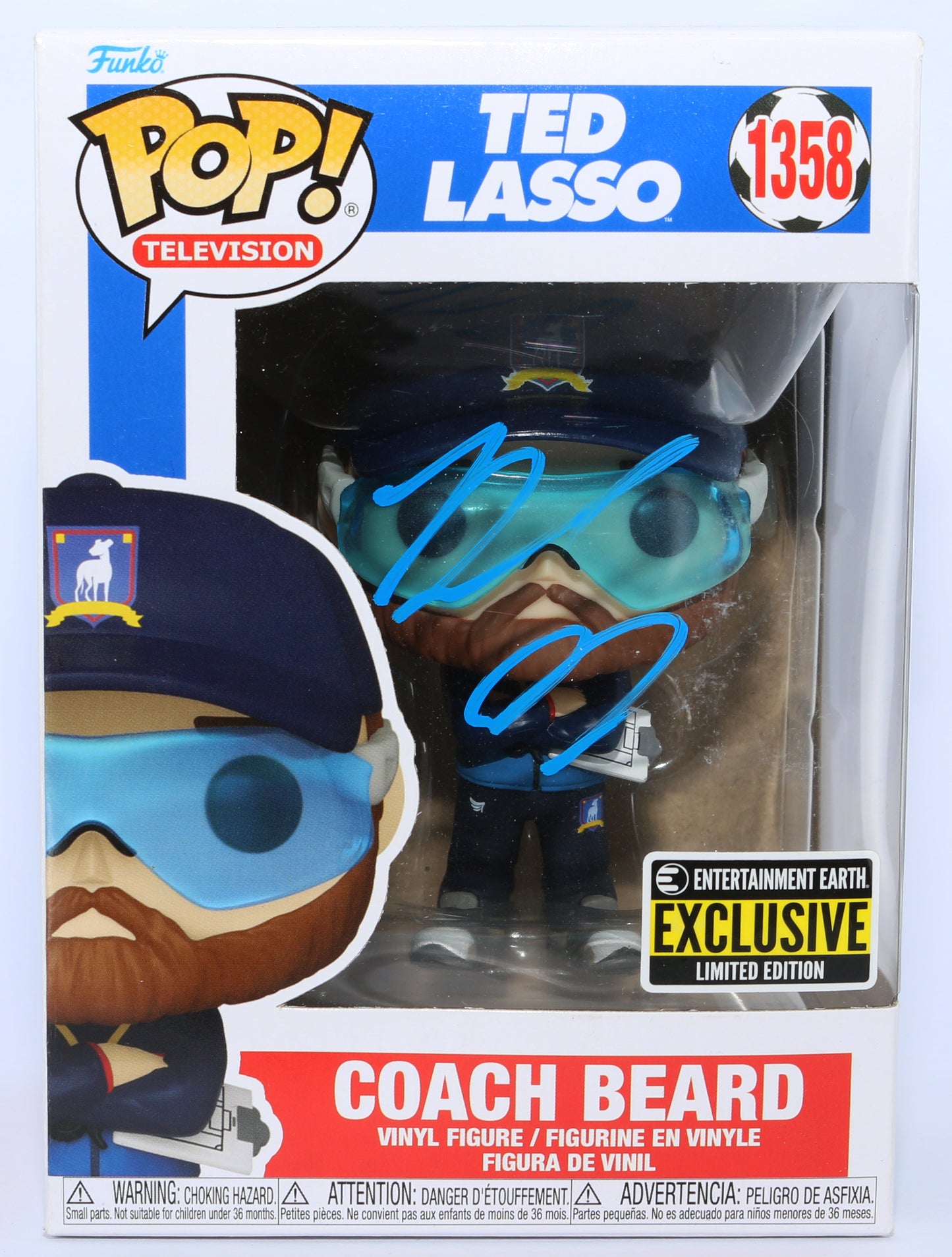 
                  
                    Brendan Hunt as Coach Beard in Ted Lasso Entertainment Earth Exclusive Signed Funko POP! #1358
                  
                