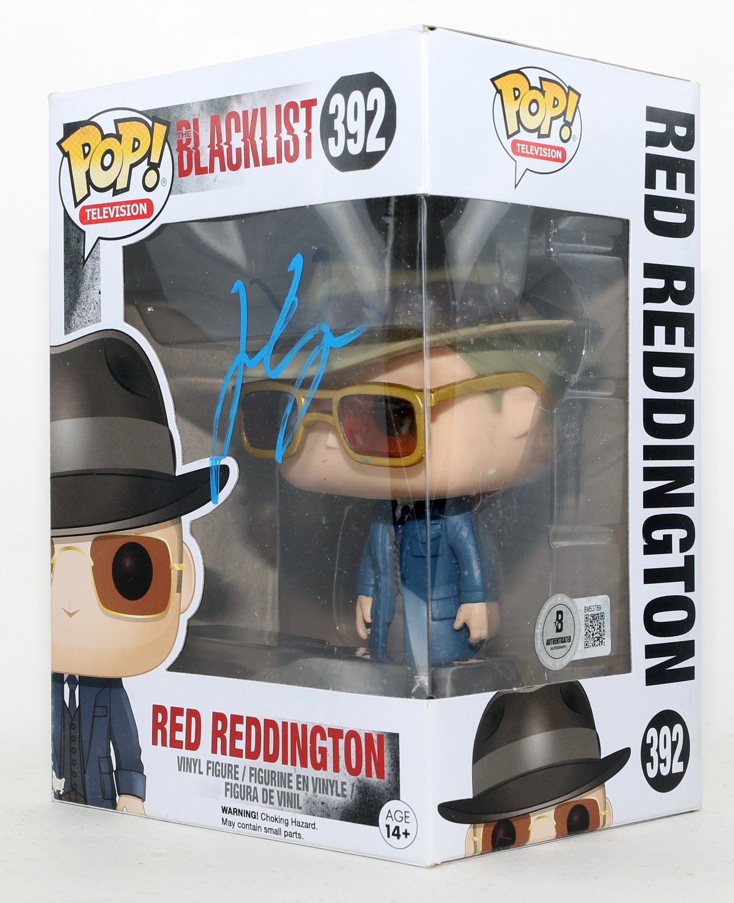 
                  
                    James Spader as Red Reddington in The Blacklist (Beckett) Signed Funko POP! #392
                  
                