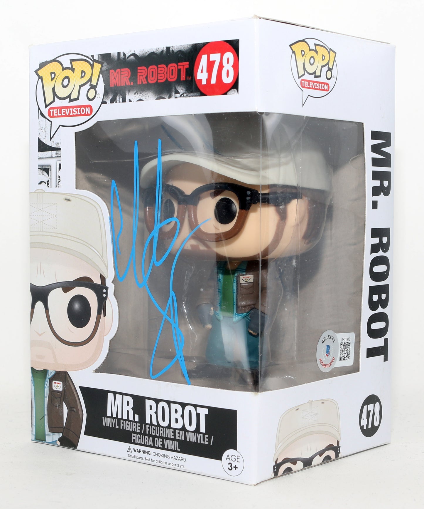 
                  
                    Christian Slater as Mr. Robot in Mr. Robot (Beckett) Signed Funko POP! #478
                  
                