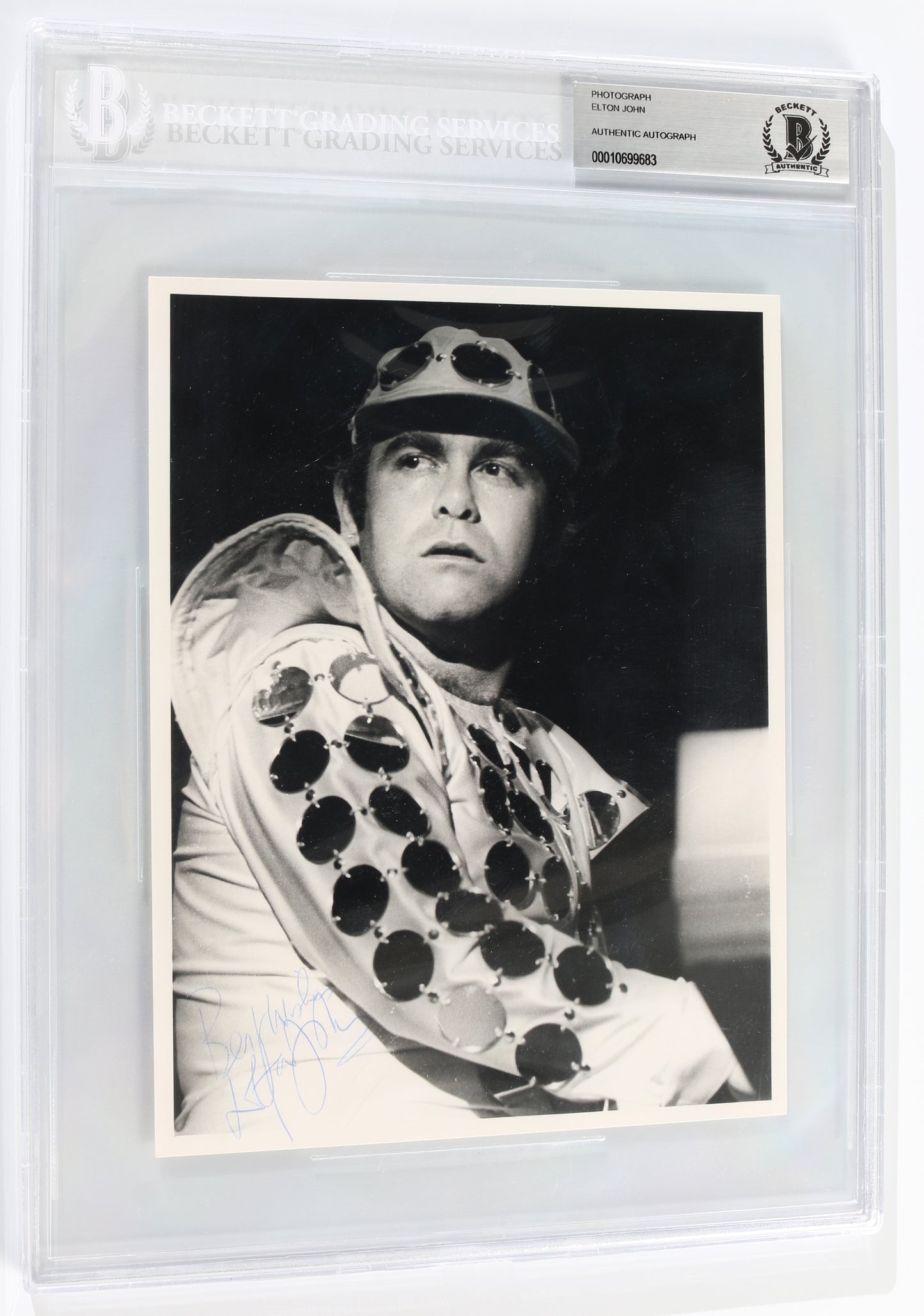 
                  
                    Elton John Singer, Songwriter, & Pianist (Beckett Slabbed) Signed 6.5x8.5 Photo
                  
                