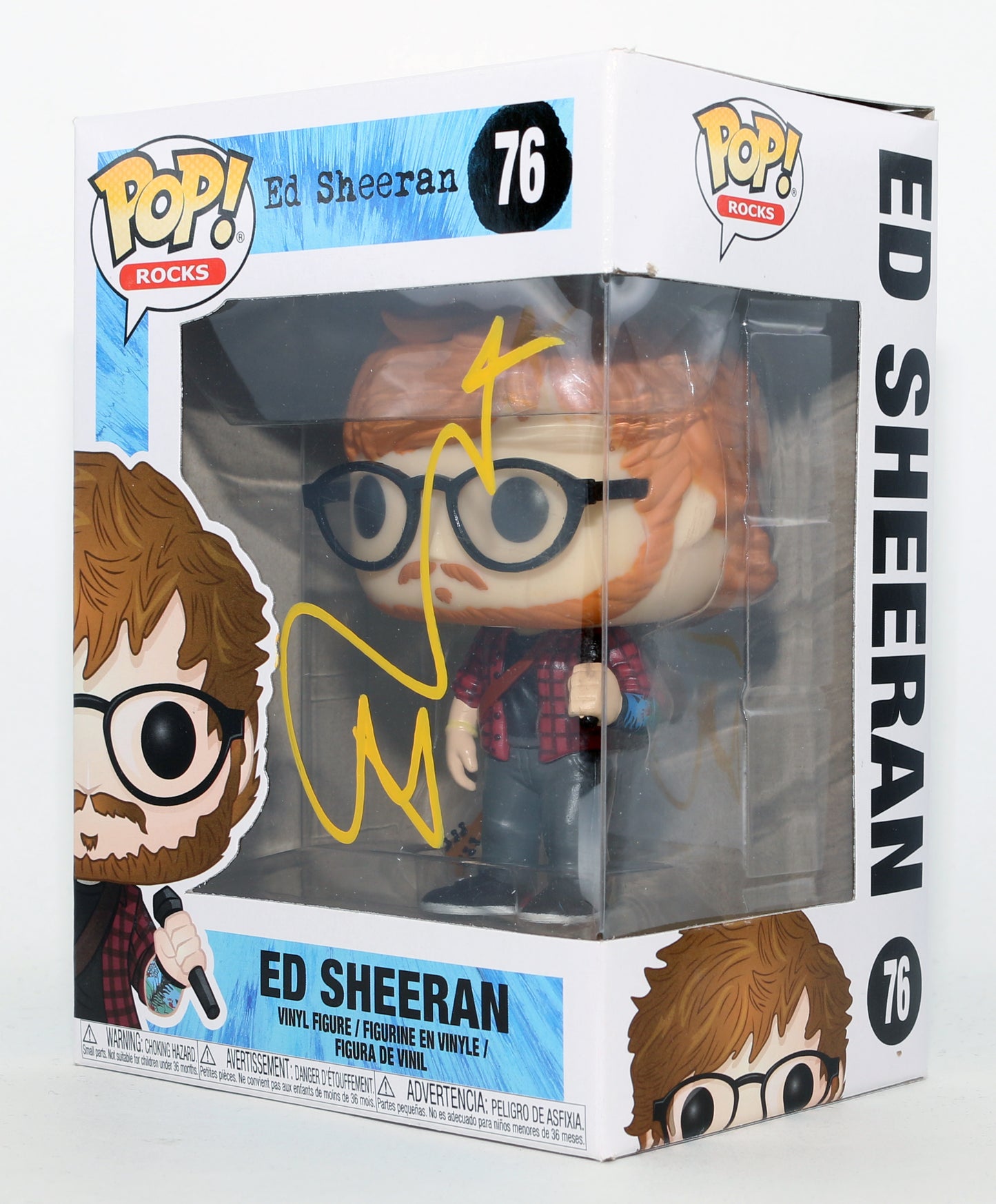 
                  
                    Ed Sheeran Singer & Songwriter Signed Funko POP! #76
                  
                