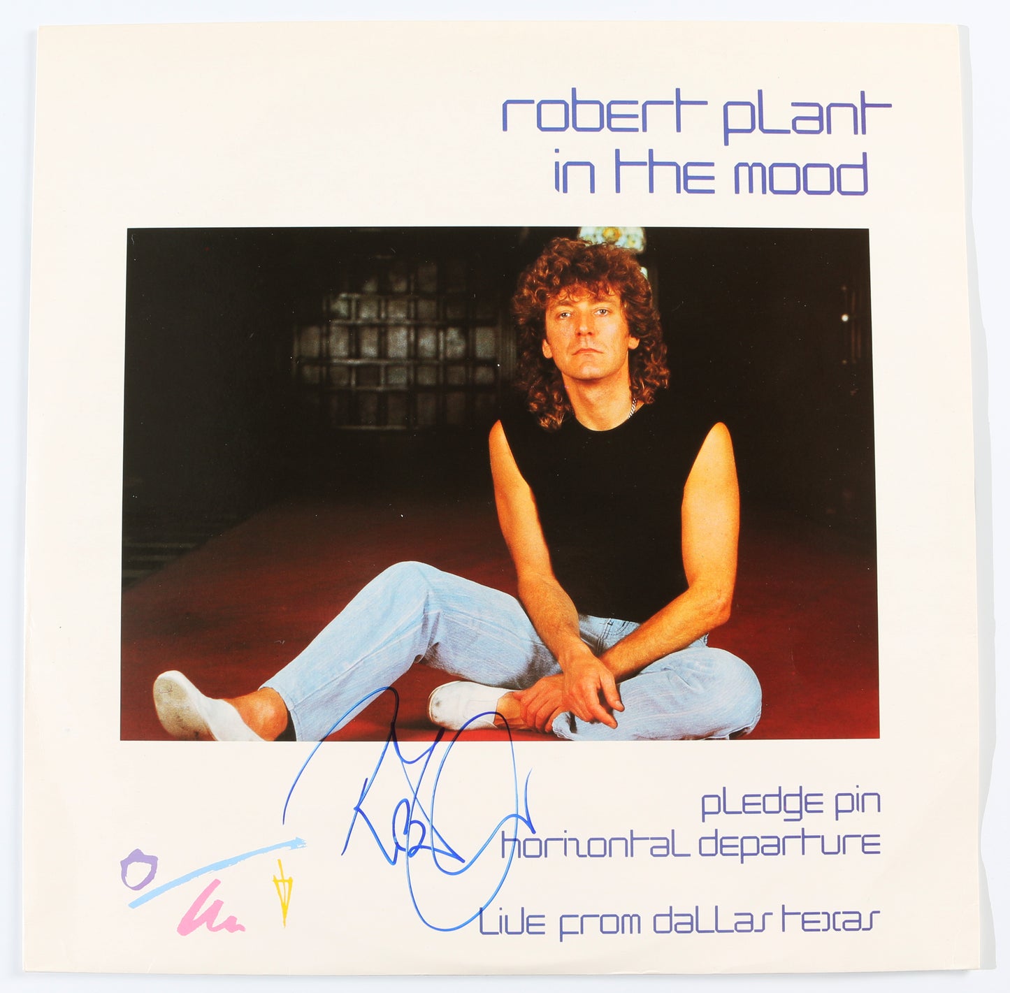 
                  
                    Robert Plant 12" Vinyl Record Single Signed by Led Zeppelin's Lead Singer Robert Plant
                  
                