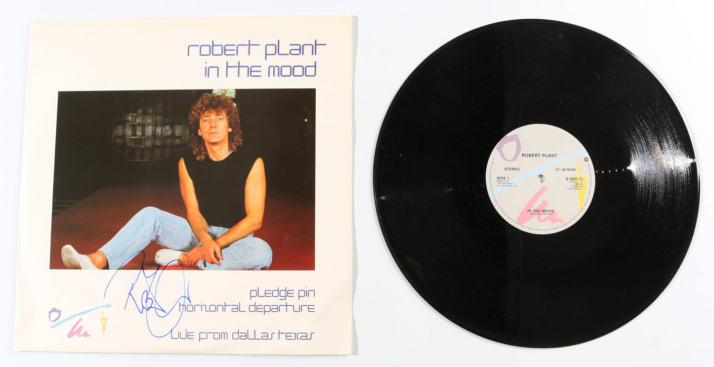 
                  
                    Robert Plant 12" Vinyl Record Single Signed by Led Zeppelin's Lead Singer Robert Plant
                  
                