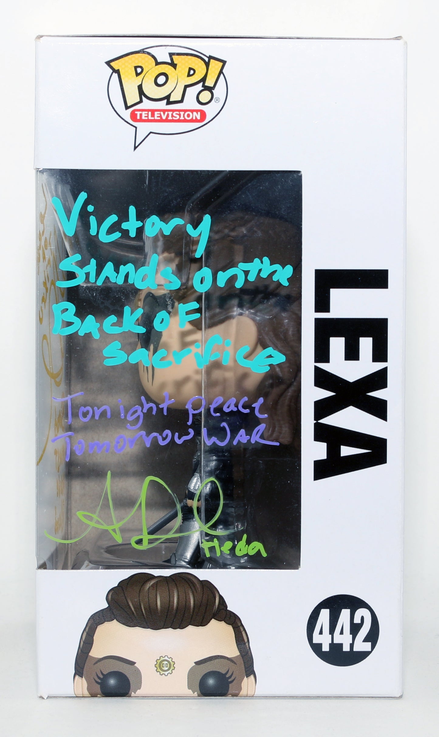 
                  
                    Alycia Debnam-Carey as Lexa in The 100 Signed Funko POP! #442 with Character Name & Quote
                  
                