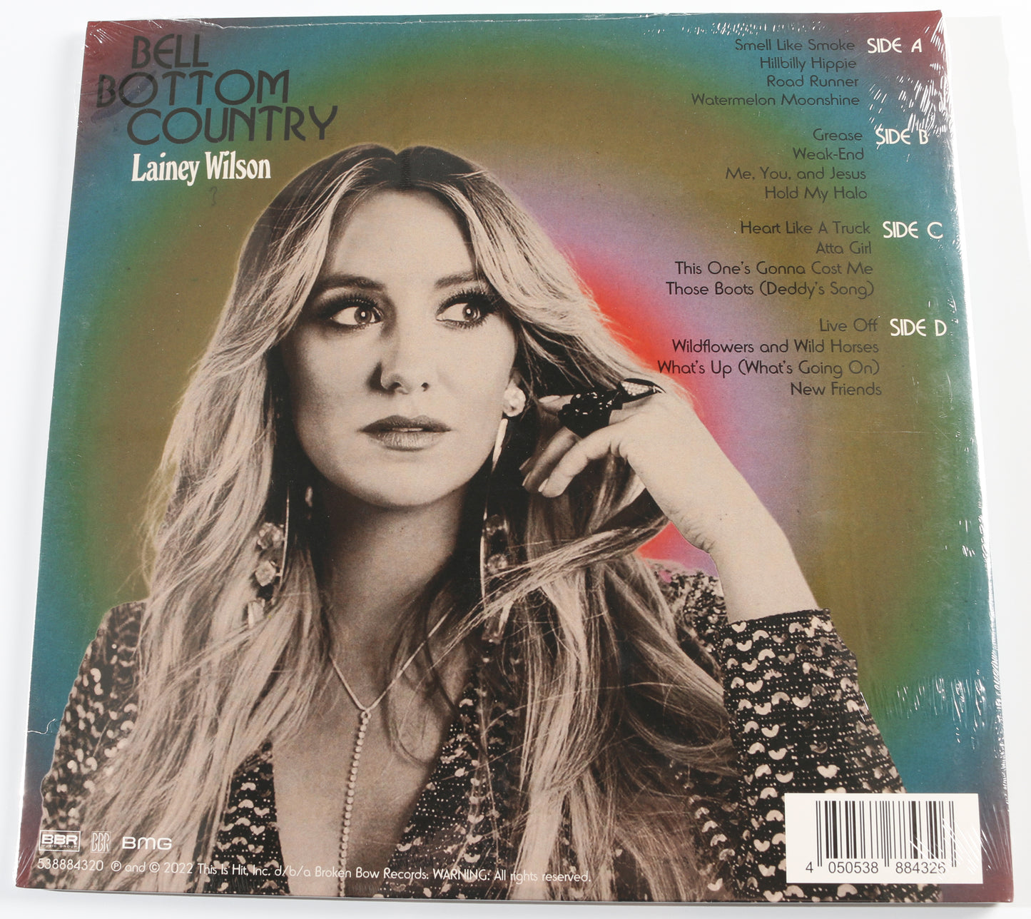 
                  
                    Bell Bottom Country 12" Vinyl LP Record (Sealed) Signed by Country Singer Lainey Wilson
                  
                