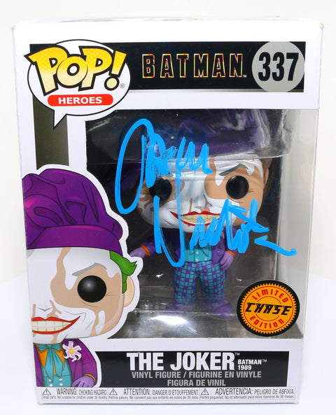 Jack Nicholson as The Joker in Tim Burton's Batman 1989 Signed Funko POP! #337 Chase Variant