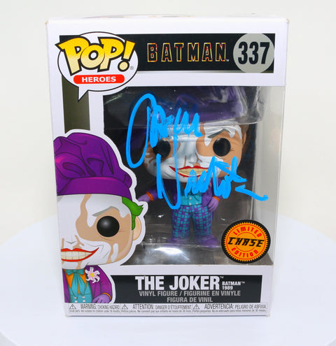 Jack Nicholson as The Joker in Tim Burton's Batman 1989 Signed Funko POP! #337 Chase Variant