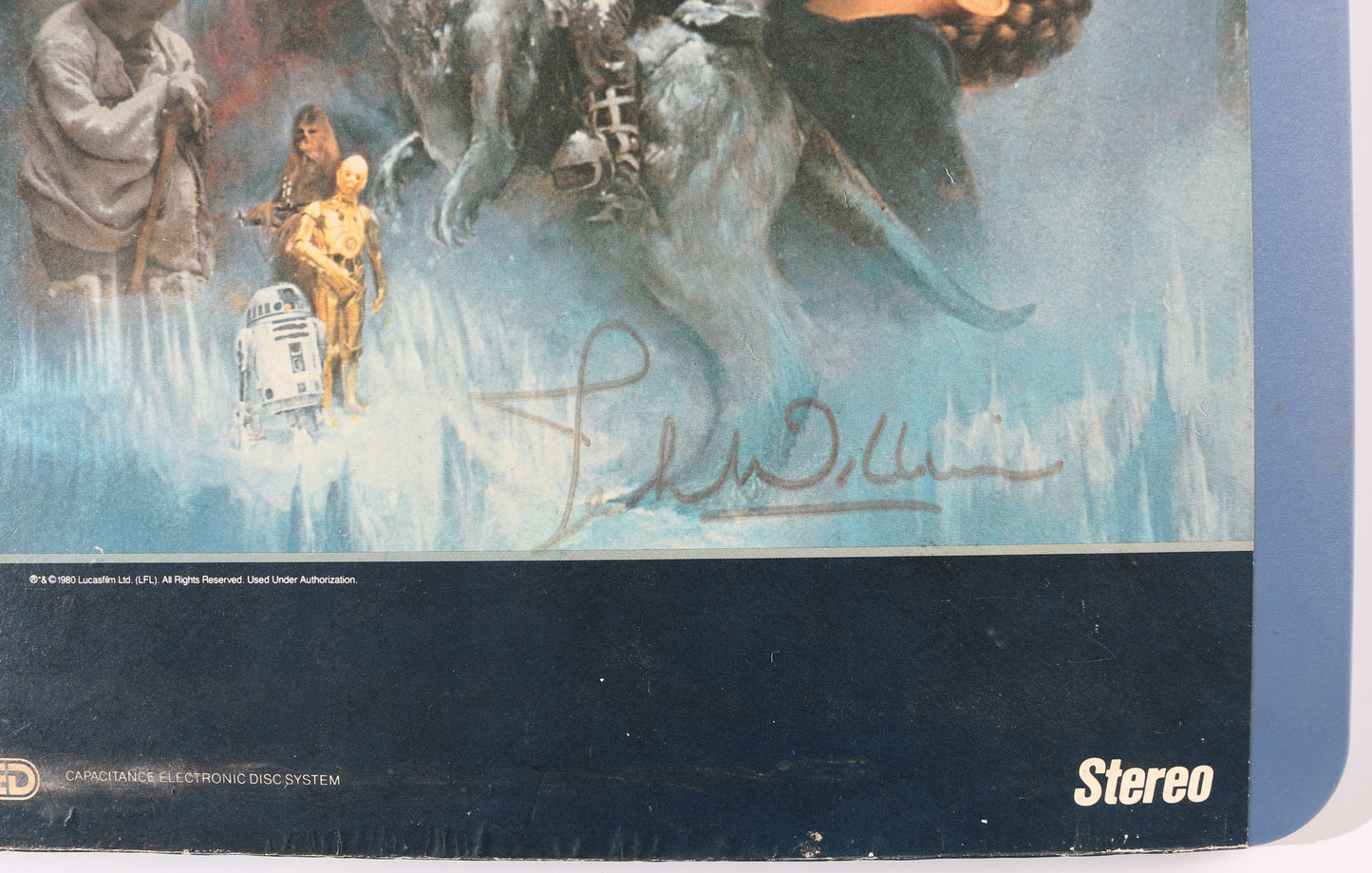 
                  
                    Star Wars: The Empire Strikes Back CED Videodisc Signed by Composer: John Williams
                  
                