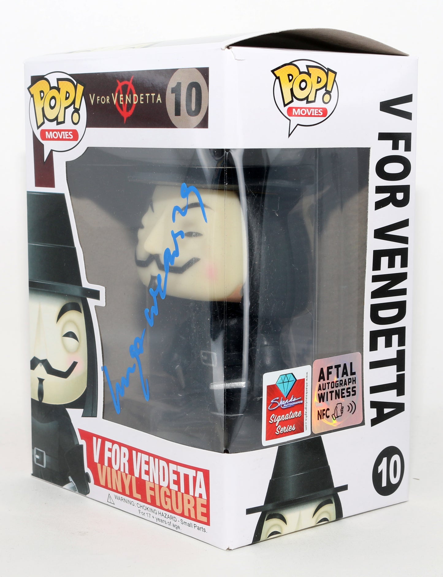 
                  
                    Hugo Weaving as V in V for Vendetta Signed Funko POP! #10
                  
                