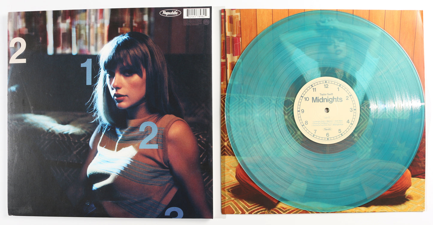 
                  
                    Midnights Moonstone Blue Edition LP 12" Vinyl Insert Signed by Taylor Swift
                  
                