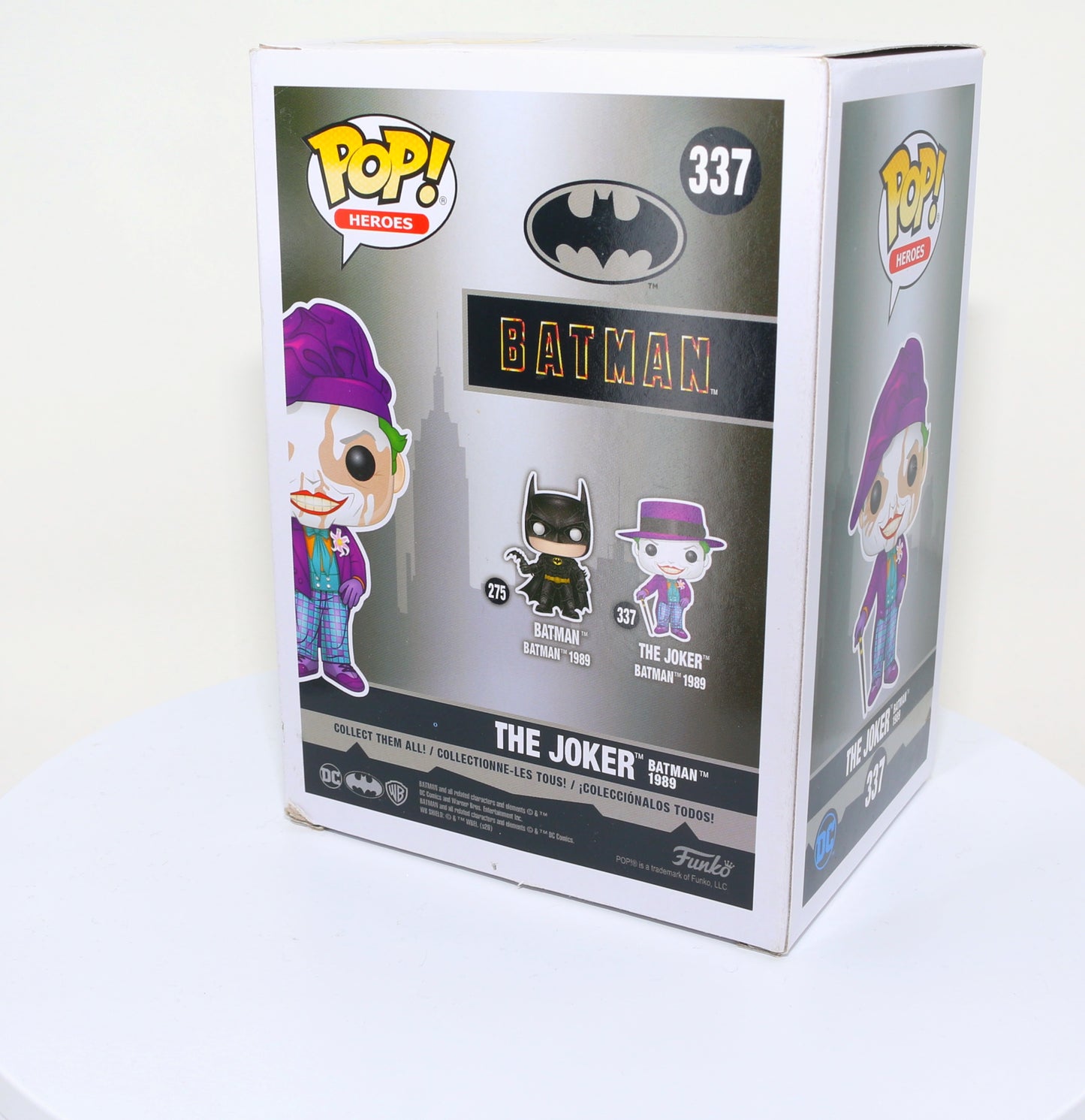 
                  
                    Jack Nicholson as The Joker in Tim Burton's Batman 1989 Signed Funko POP! #337 Chase Variant
                  
                