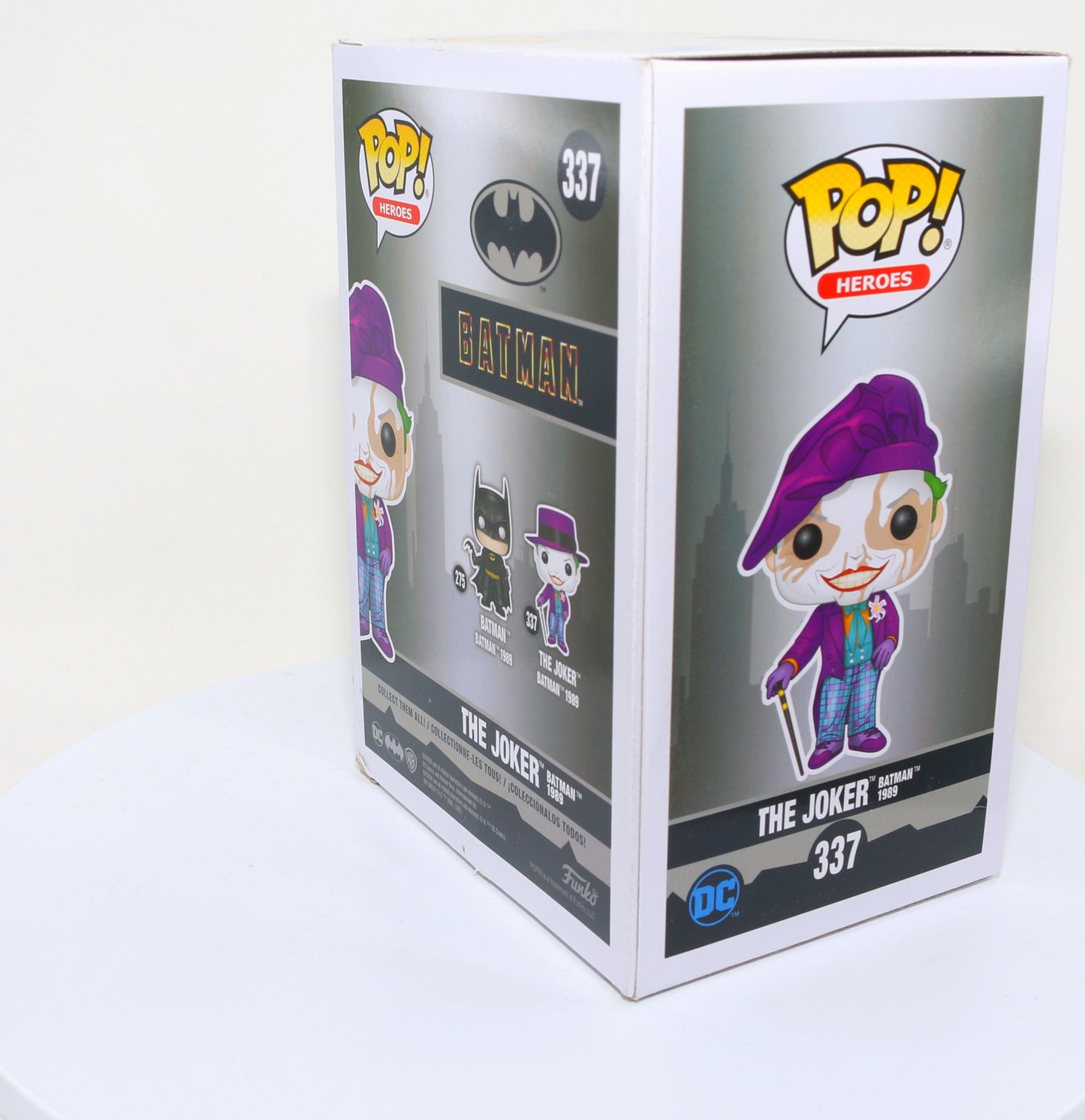 
                  
                    Jack Nicholson as The Joker in Tim Burton's Batman 1989 Signed Funko POP! #337 Chase Variant
                  
                