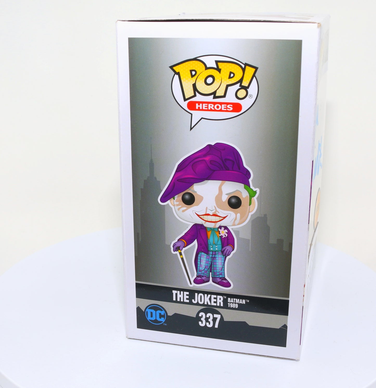 
                  
                    Jack Nicholson as The Joker in Tim Burton's Batman 1989 Signed Funko POP! #337 Chase Variant
                  
                