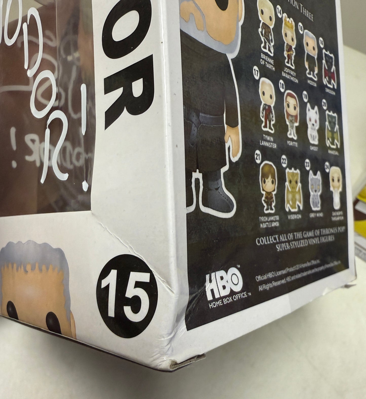 
                  
                    Kristian Nairn as Hodor in Game of Thrones Signed Funko POP! #15 with Character Name
                  
                