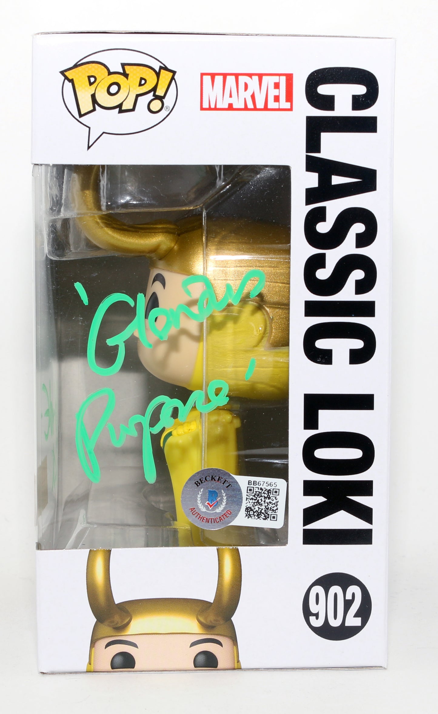 
                  
                    Richard E. Grant as Classic Loki in Loki Box Lunch Exclusive (Beckett) Signed Funko POP! #902 with Quote
                  
                