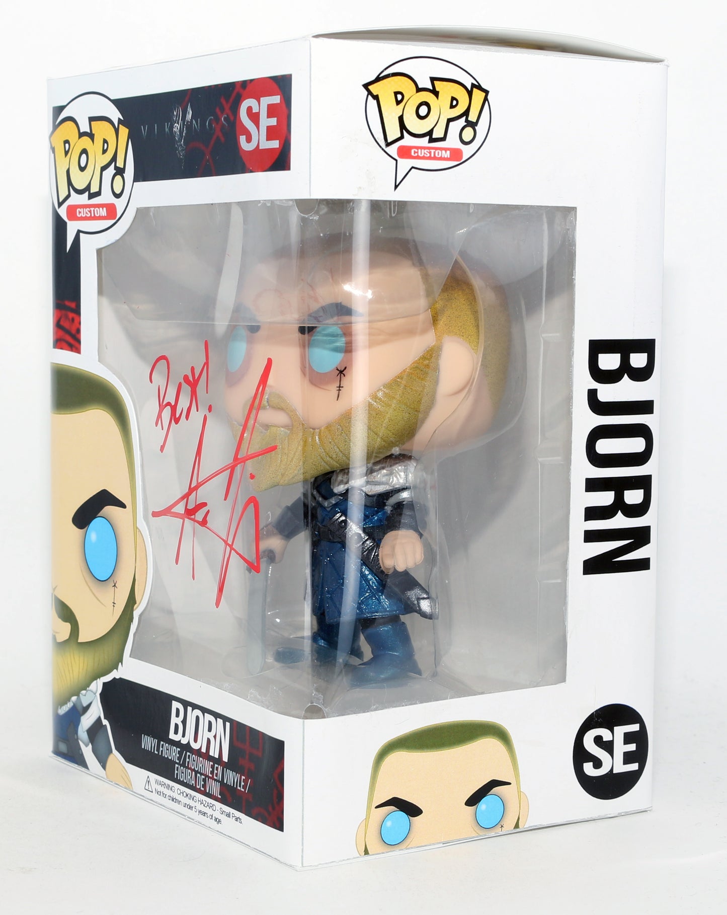
                  
                    Alexander Ludwig as Björn Ironside in Vikings Custom Signed Funko POP! #SE
                  
                
