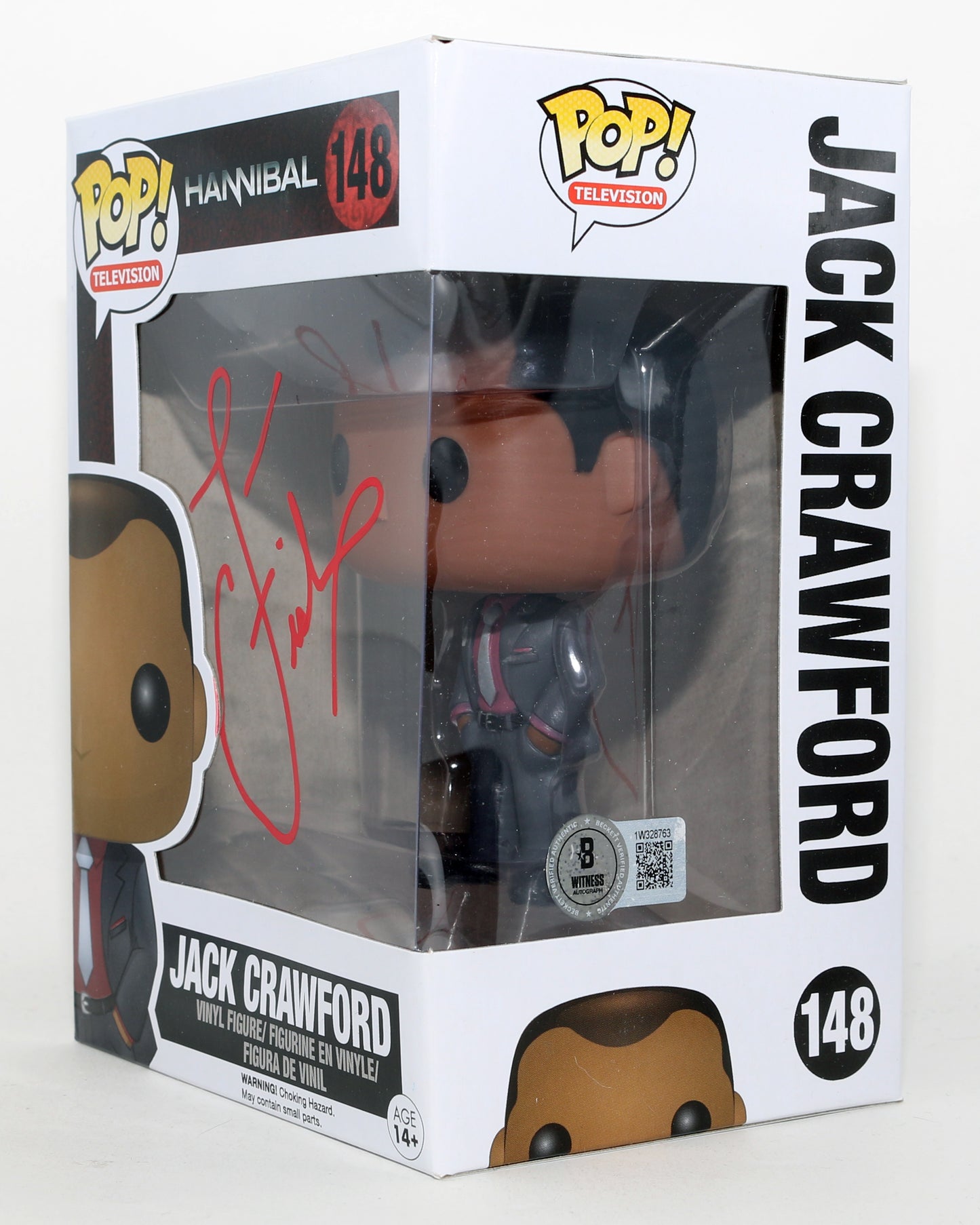 
                  
                    Laurence Fishburne as Jack Crawford in Hannibal (Beckett Witnessed) Signed Funko POP! #148
                  
                