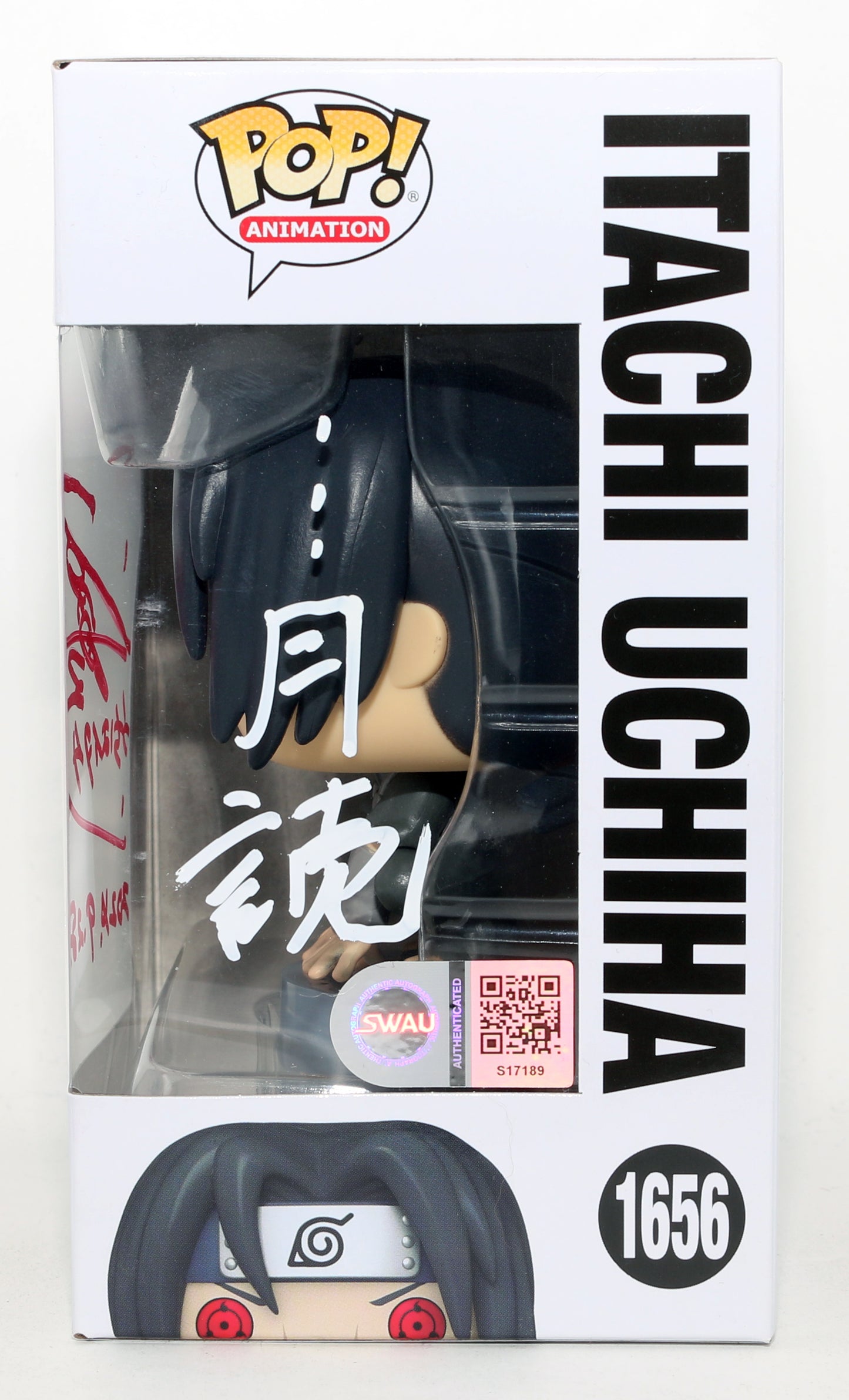 
                  
                    Hideo Ishikawa as Itachi Uchiha in Naruto (SWAU) Signed Funko POP! #1656
                  
                
