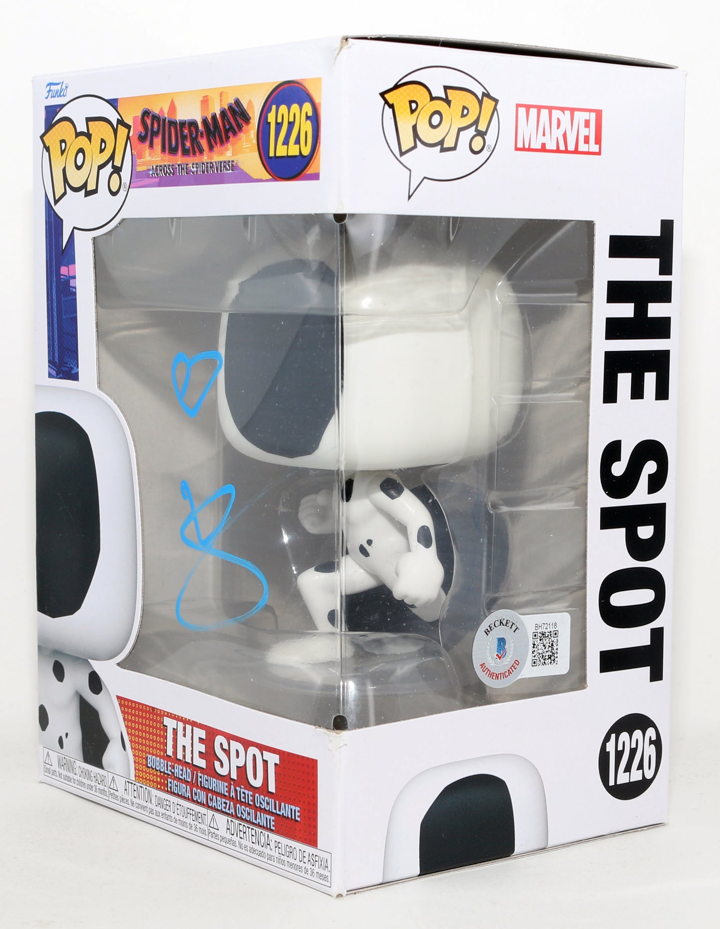 
                  
                    Jason Schwartzman as The Spot in Spider-Man: Across the Spider-Verse (Beckett) Signed Funko POP! #1226
                  
                