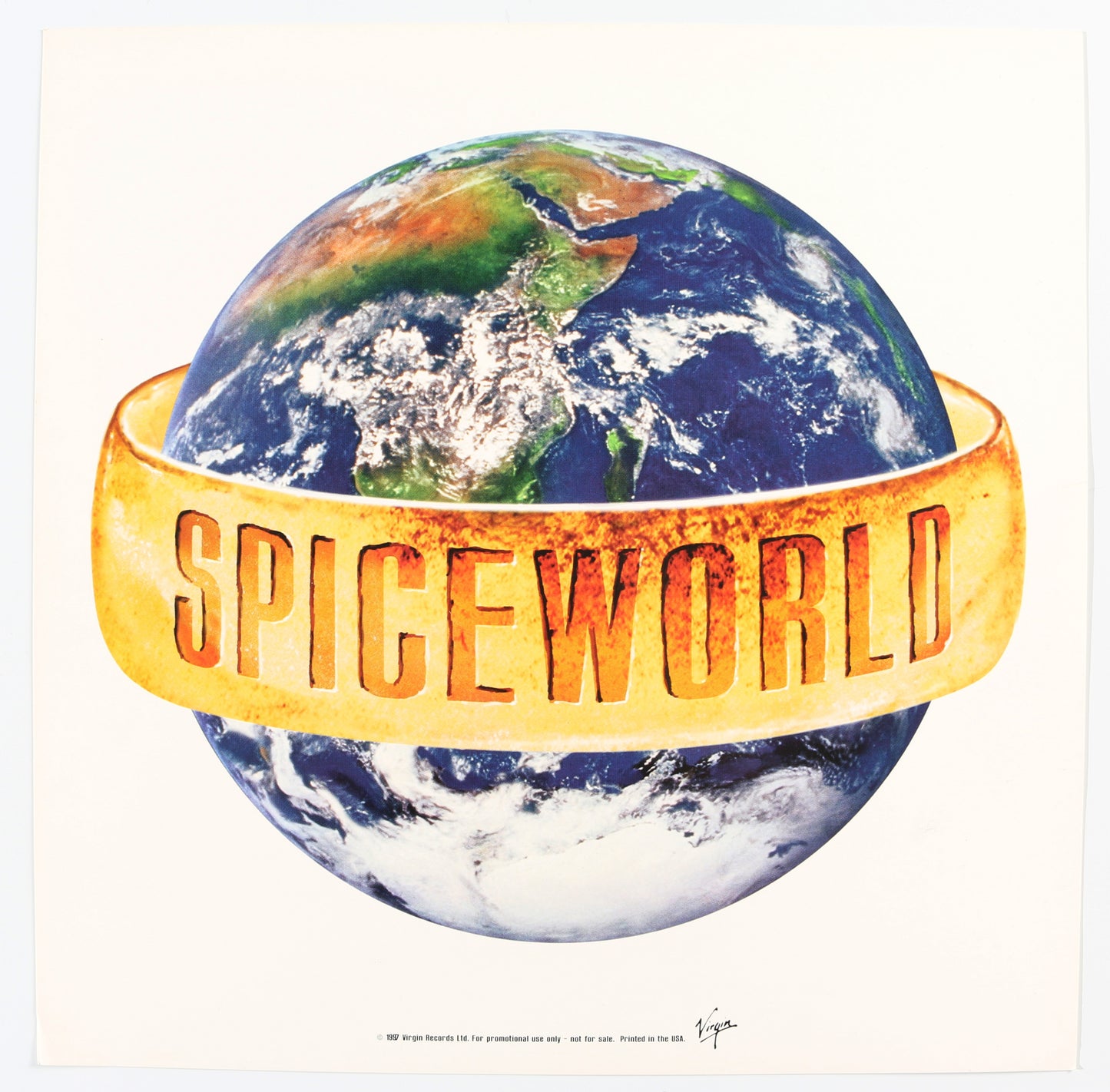 
                  
                    Spice Girls: Spiceworld 12" Promo Flat Band Signed by Victoria Beckham (Posh,) Mel B (Scary,) Melanie C (Sporty,) & Emma Bunton (Baby)
                  
                