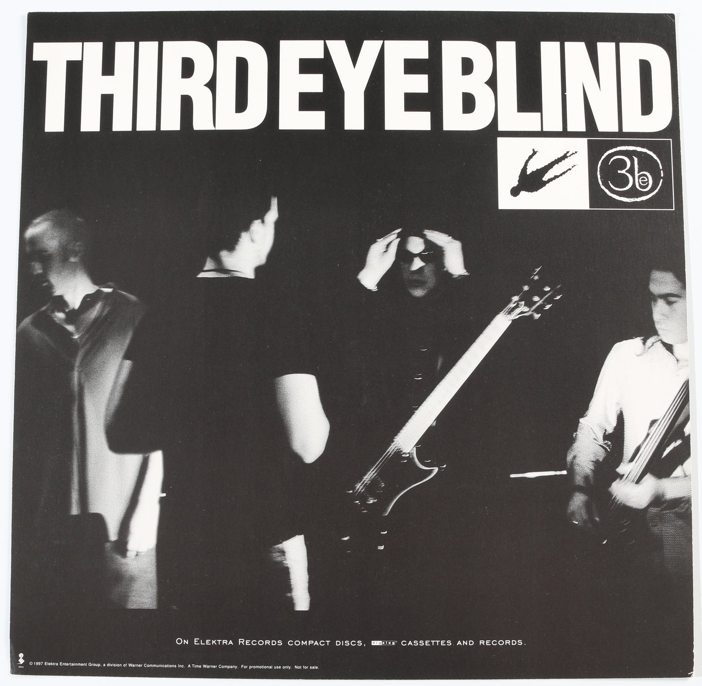 
                  
                    Third Eye Blind: Self Titled 12" Promo Flat Band Signed by Arion Salazar, Stephen Jenkins, Brad Hargreaves, & Kevin Cadogan
                  
                