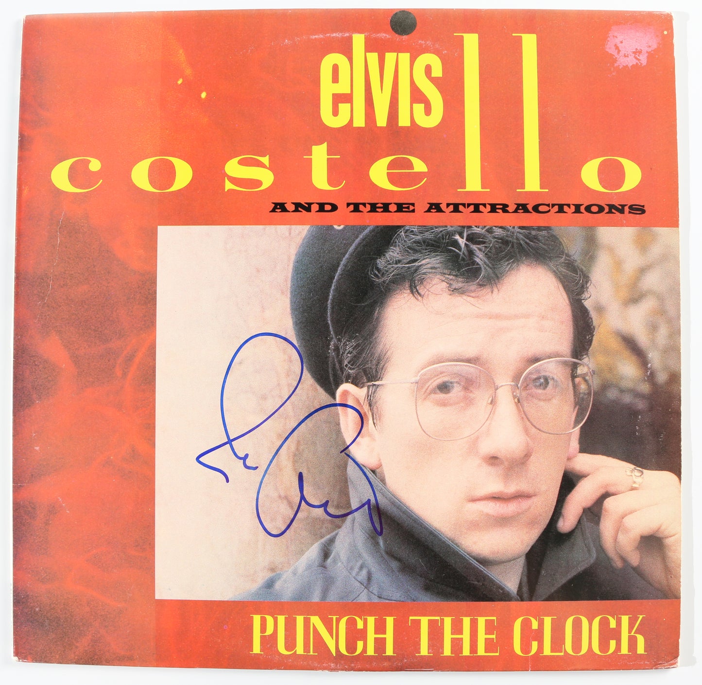 
                  
                    Punch the Clock 12" Vinyl Record Signed by Elvis Costello
                  
                