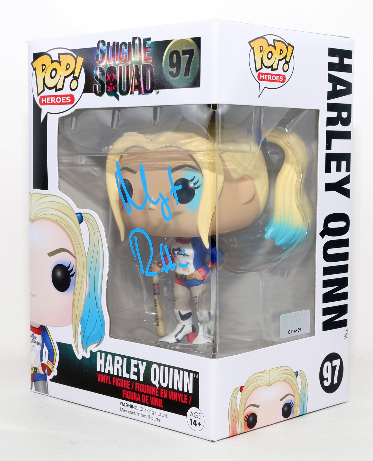 
                  
                    Margot Robbie as Harley Quinn in Suicide Squad (Celebrity Authentics) Signed Funko POP! #97
                  
                
