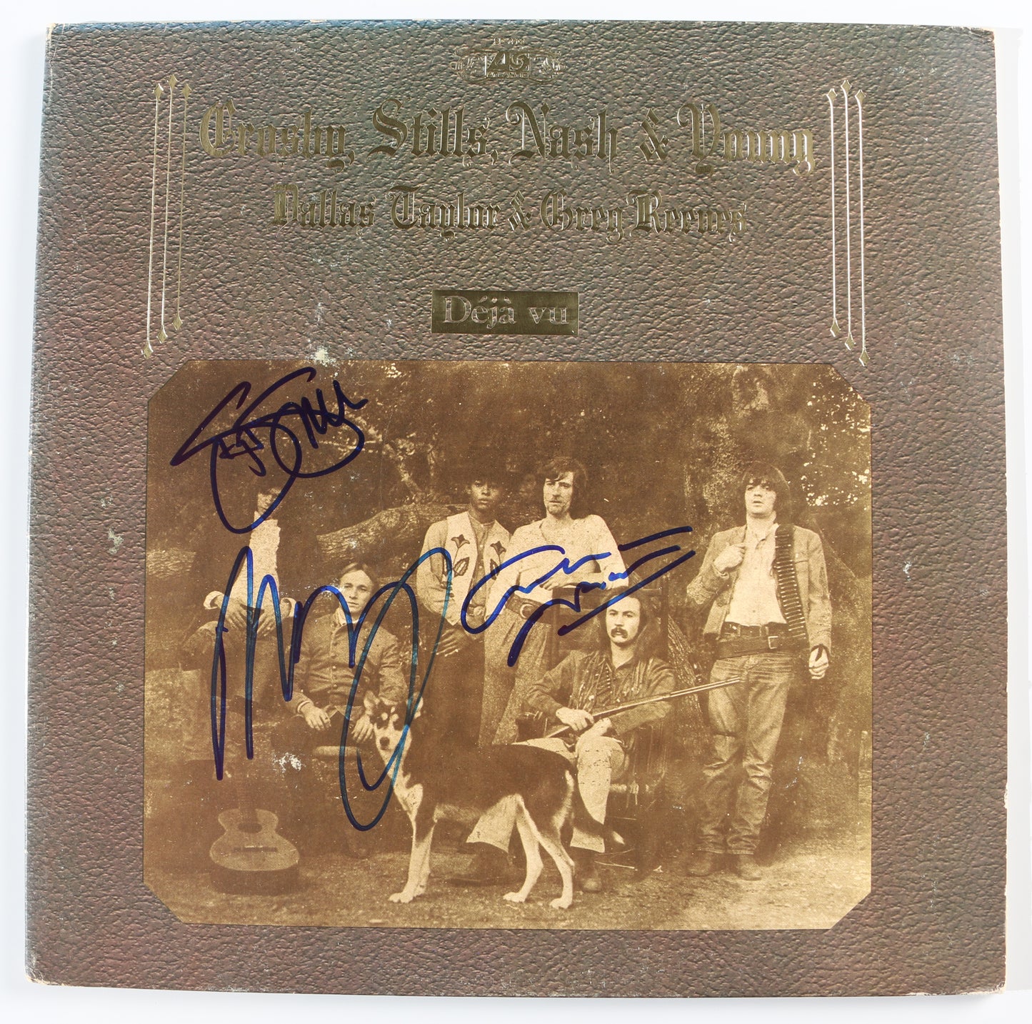 
                  
                    Crosby, Stills, Nash, & Young: Déjà Vu 12" Vinyl Record Signed by Graham Nash, Stephen Stills, & Neil Young
                  
                