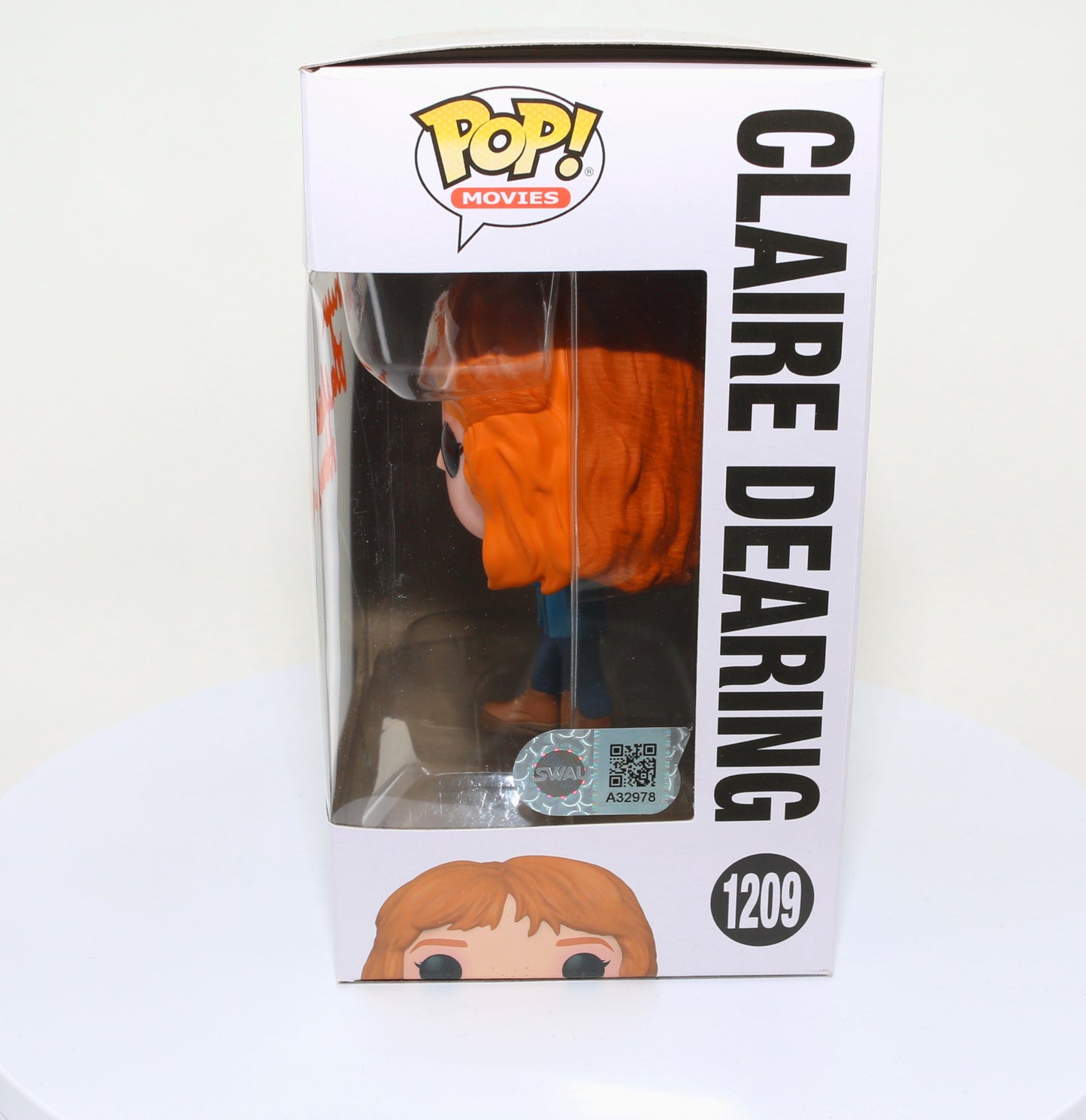 
                  
                    Bryce Dallas Howard as Claire Dearing in Jurassic World Dominion (SWAU Witnessed) Signed Funko POP! #1209
                  
                